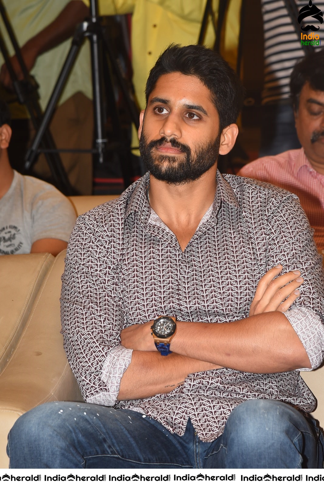 Actor Naga Chaitanya is stylish and suave at Venky Mama Meet Set 1