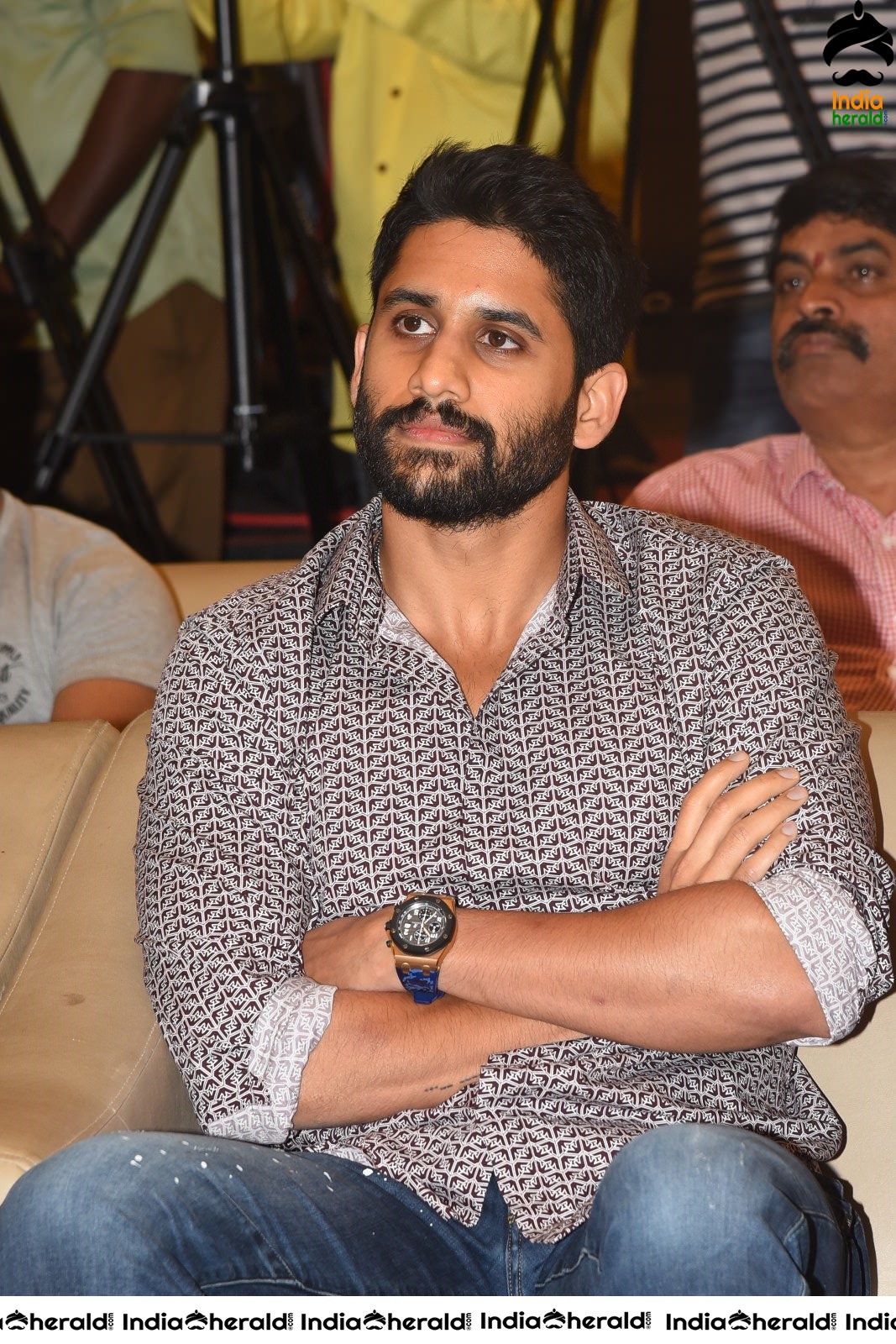 Actor Naga Chaitanya is stylish and suave at Venky Mama Meet Set 1