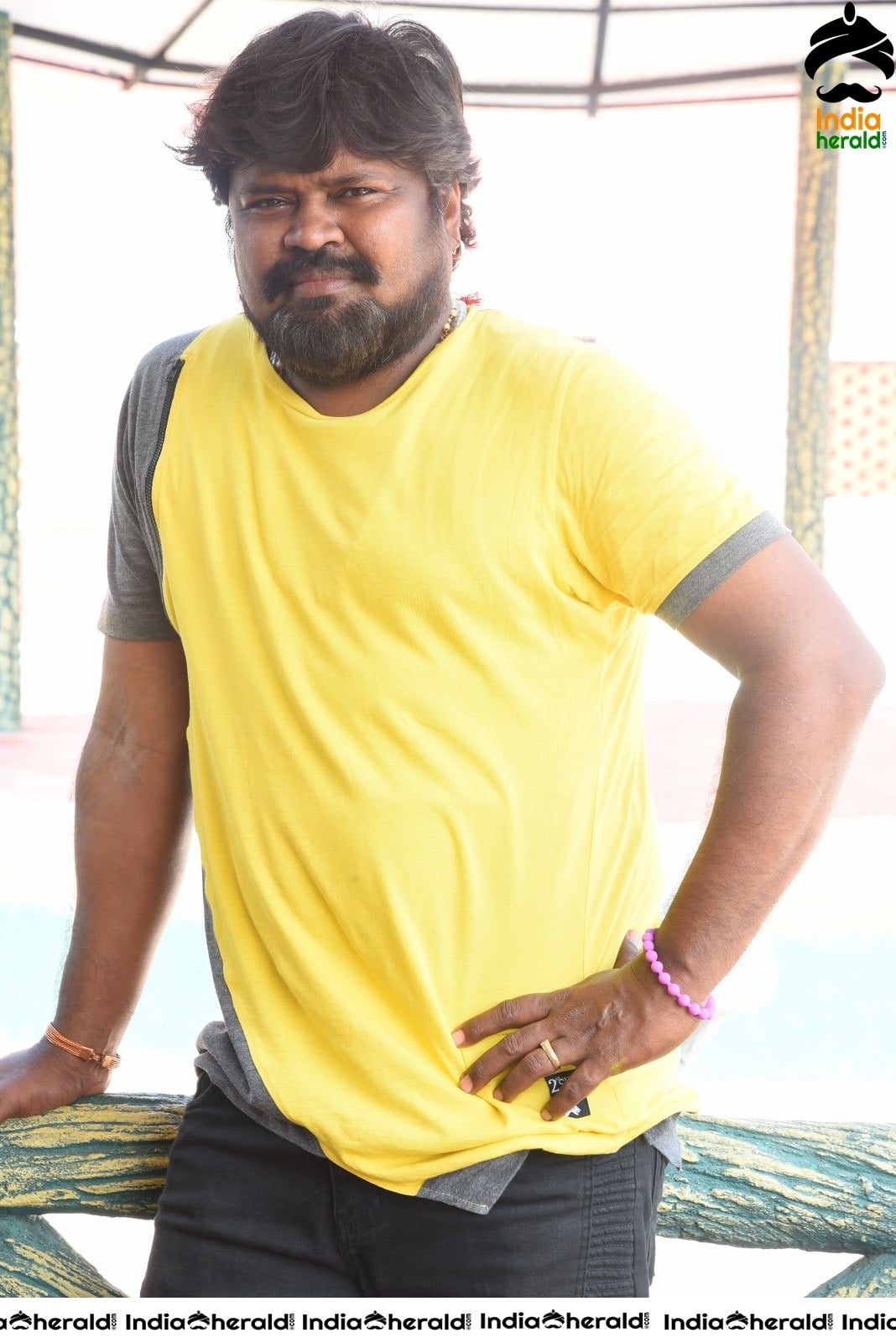 Actor of Hi 5 Movie Clicked at Press Meet Set 1