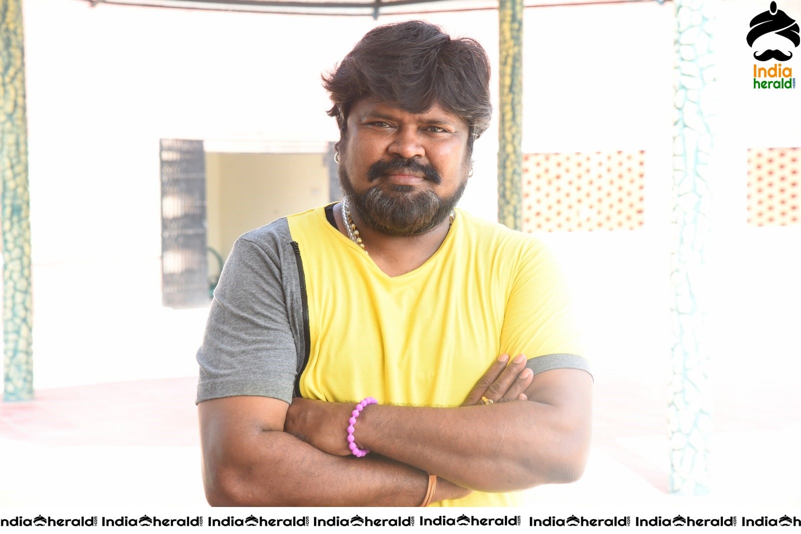 Actor of Hi 5 Movie Clicked at Press Meet Set 1