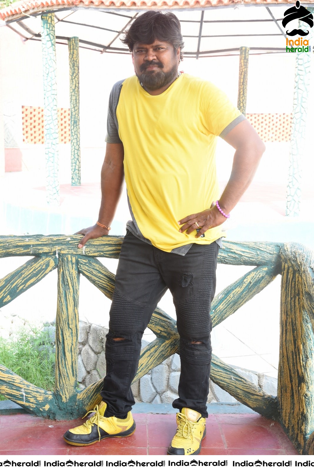 Actor of Hi 5 Movie Clicked at Press Meet Set 1