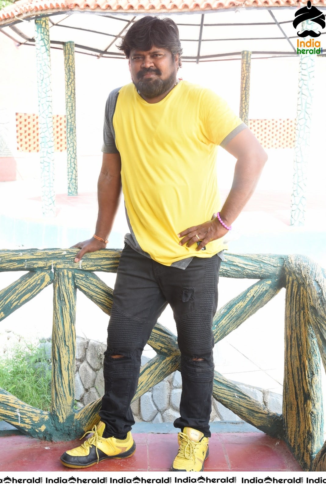 Actor of Hi 5 Movie Clicked at Press Meet Set 1