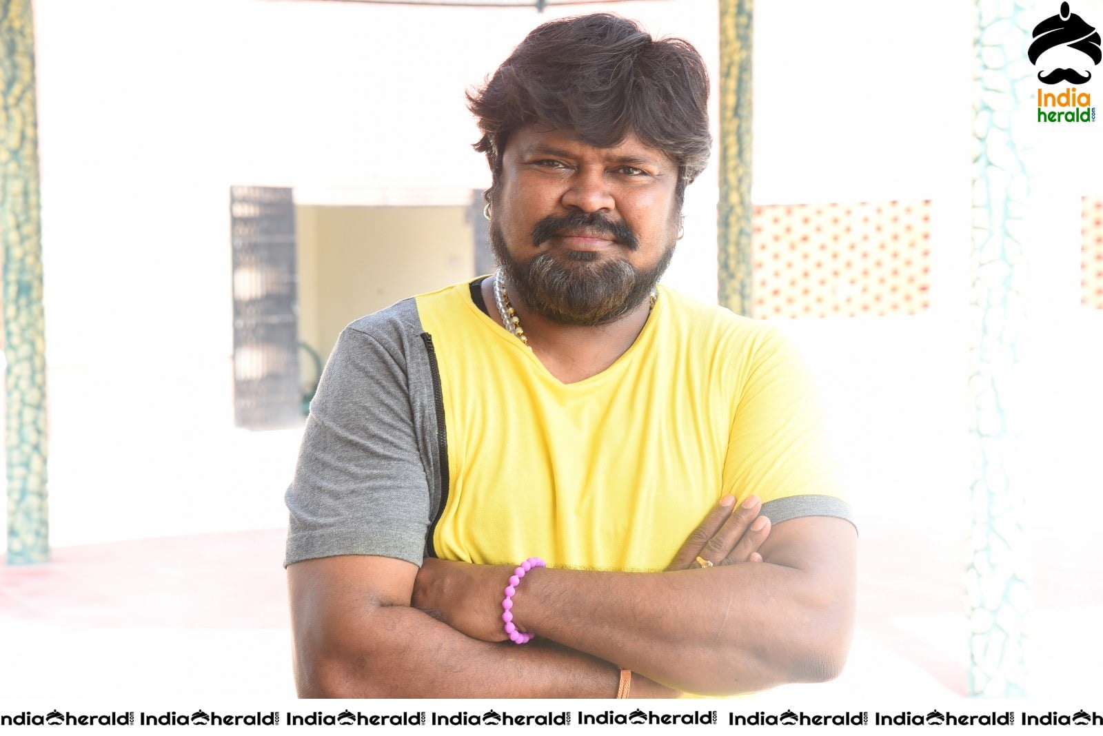 Actor of Hi 5 Movie Clicked at Press Meet Set 1