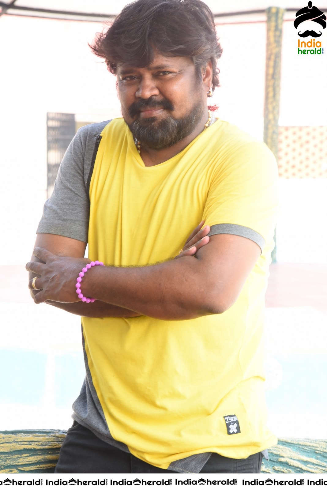 Actor of Hi 5 Movie Clicked at Press Meet Set 2