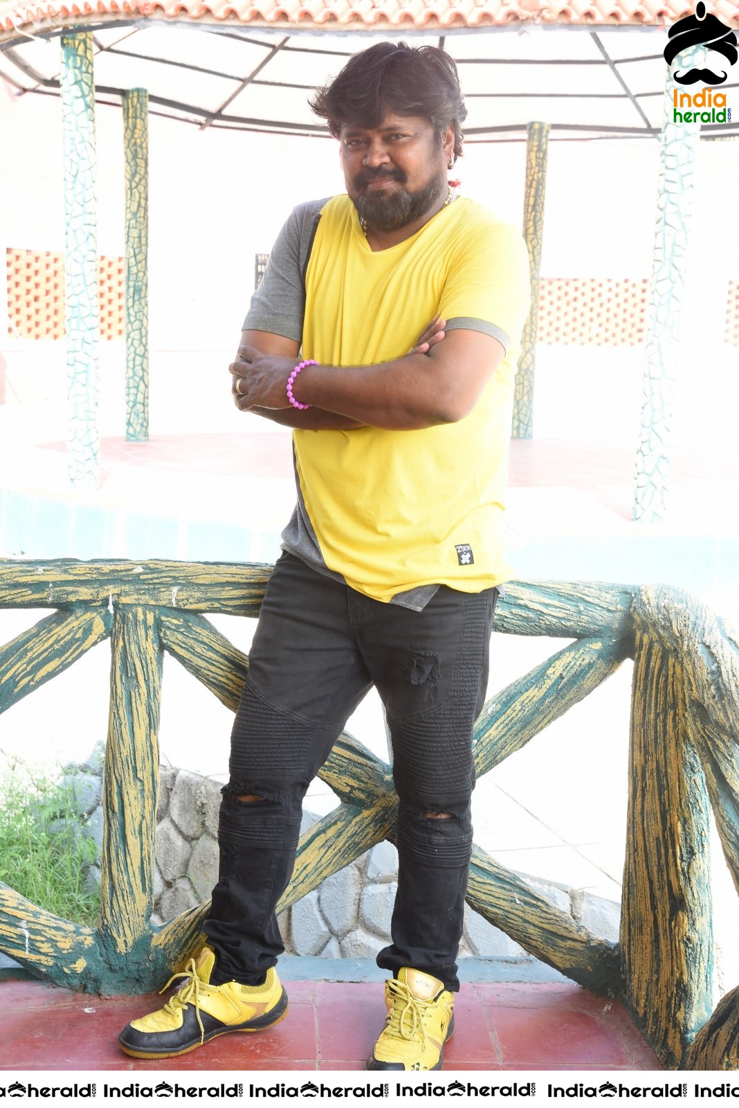 Actor of Hi 5 Movie Clicked at Press Meet Set 2