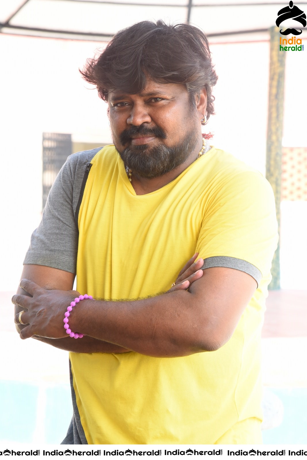 Actor of Hi 5 Movie Clicked at Press Meet Set 2
