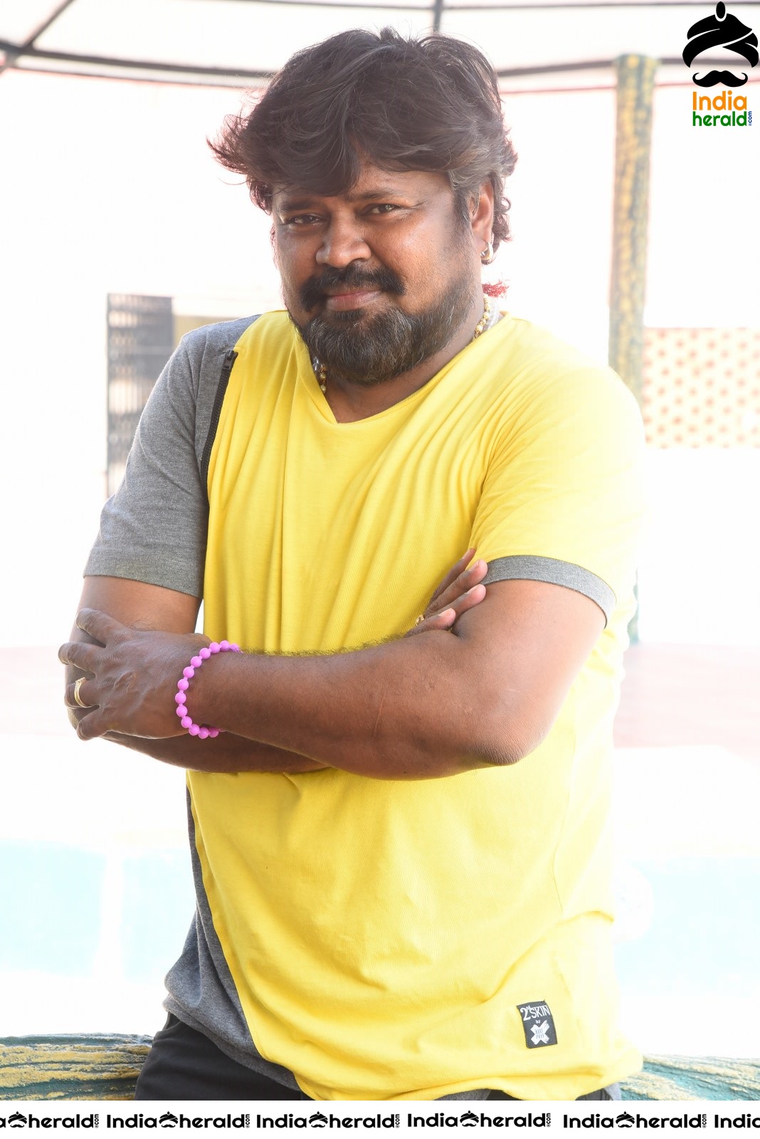 Actor of Hi 5 Movie Clicked at Press Meet Set 2