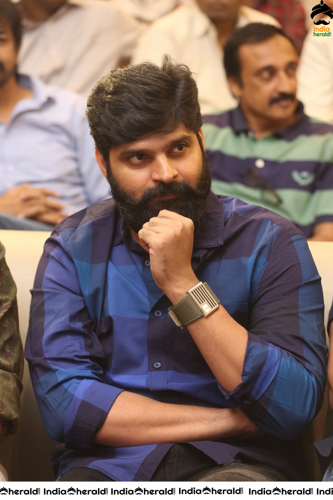 Actor Sree Vishnu Stills from Thippara Meesam Pre Release Event Set 1