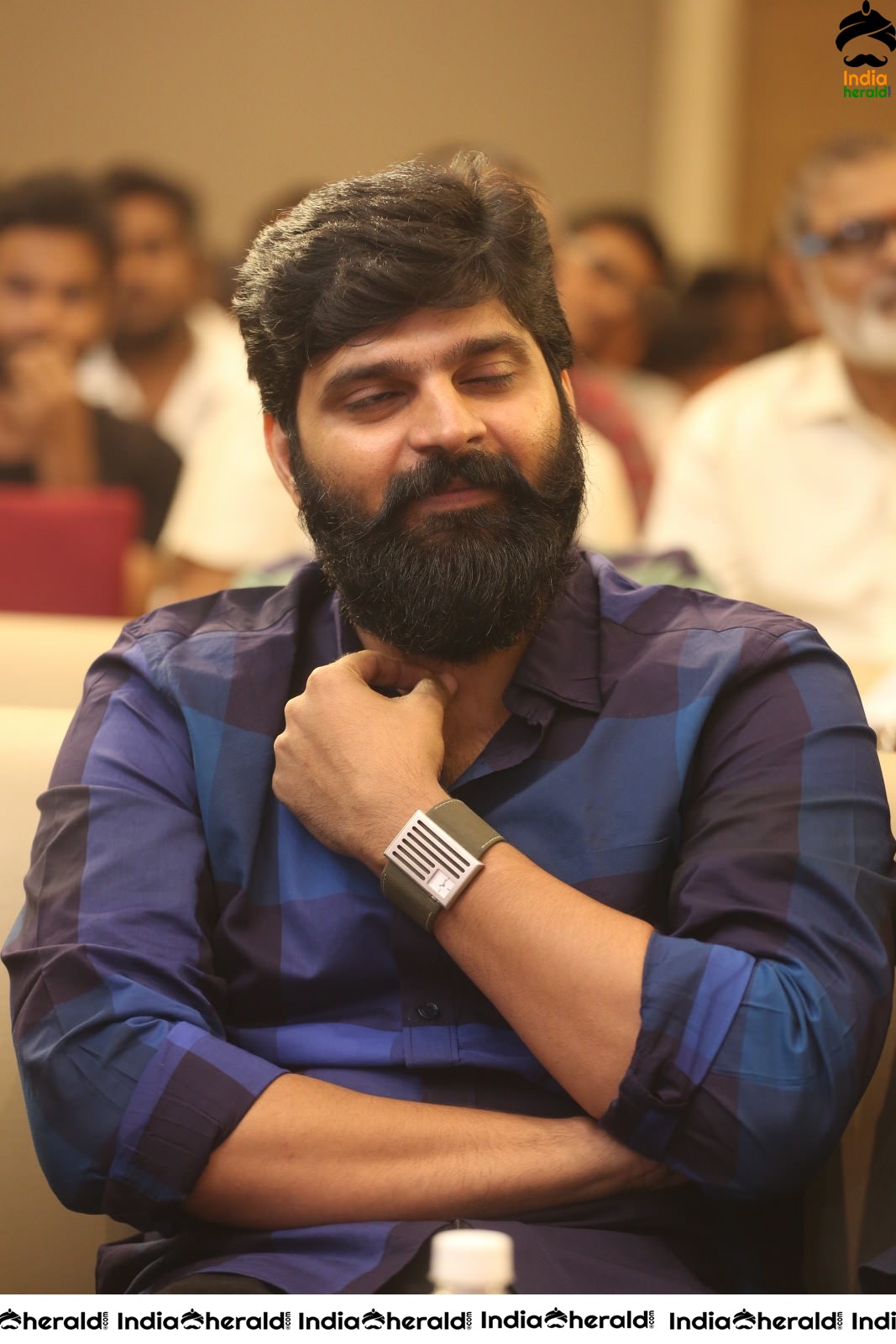 Actor Sree Vishnu Stills from Thippara Meesam Pre Release Event Set 1