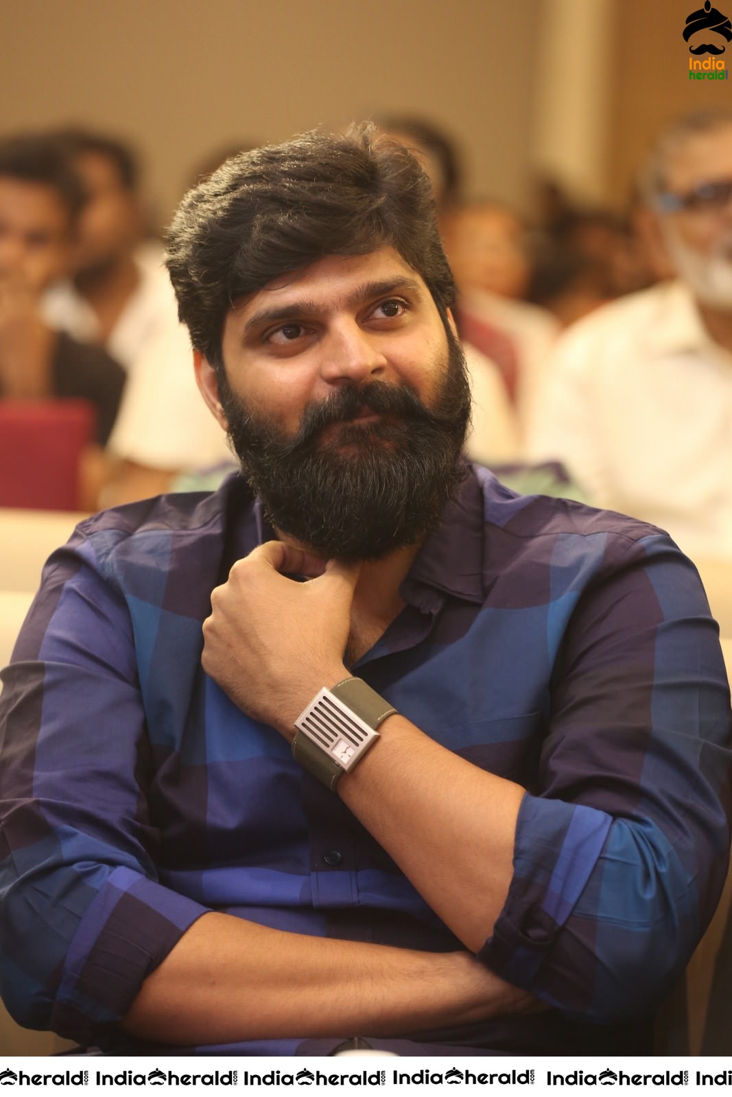 Actor Sree Vishnu Stills from Thippara Meesam Pre Release Event Set 1