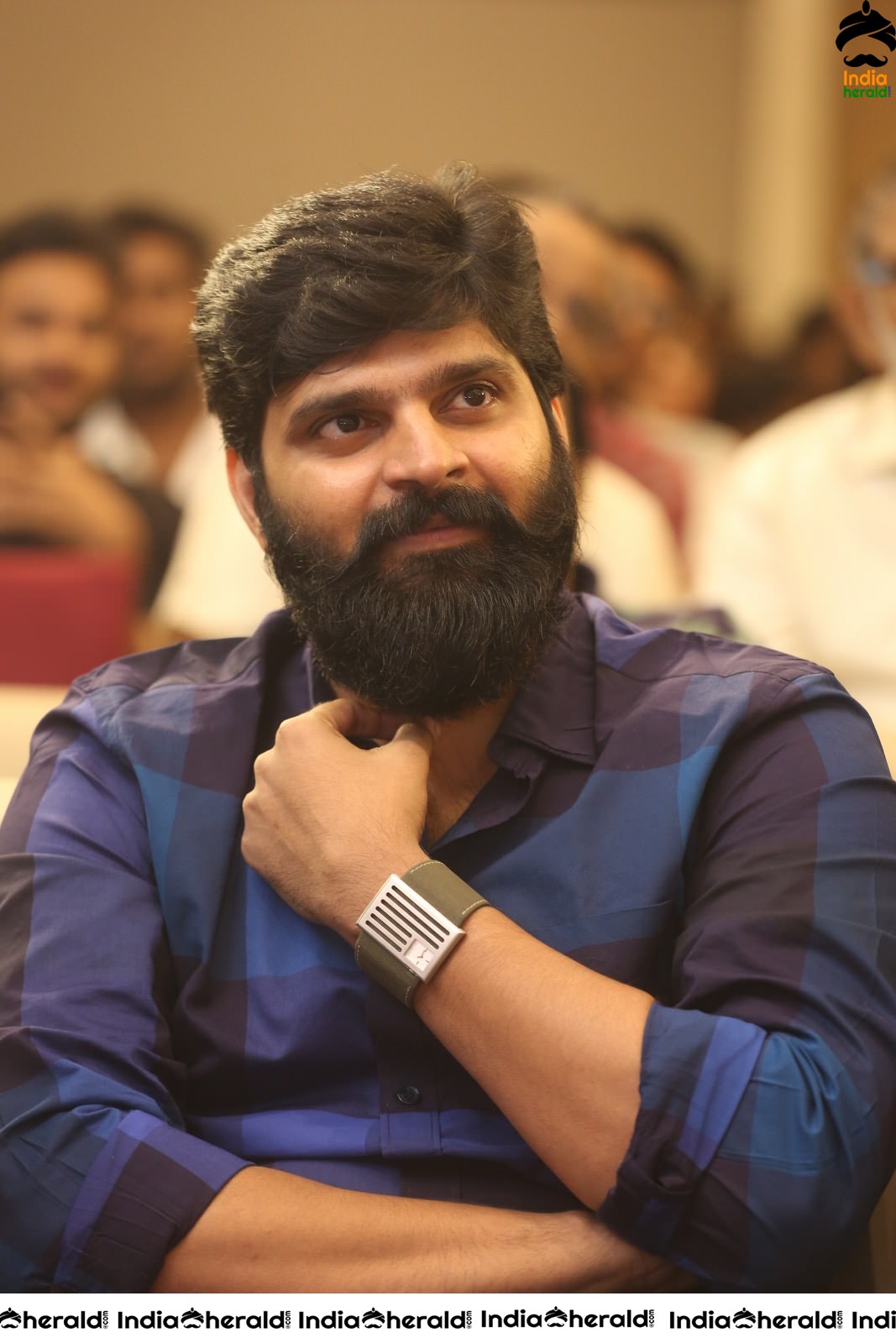 Actor Sree Vishnu Stills from Thippara Meesam Pre Release Event Set 1