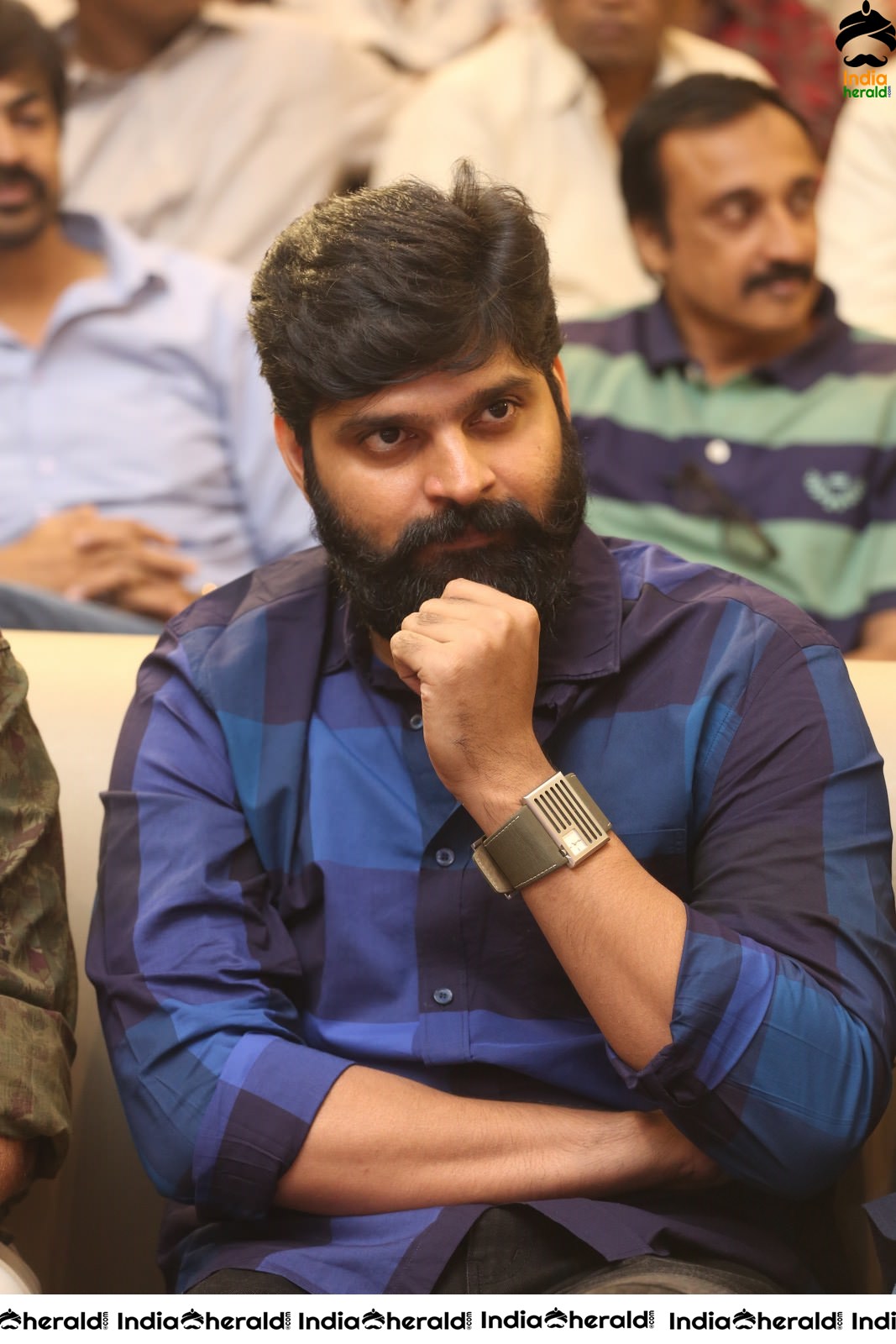 Actor Sree Vishnu Stills from Thippara Meesam Pre Release Event Set 1