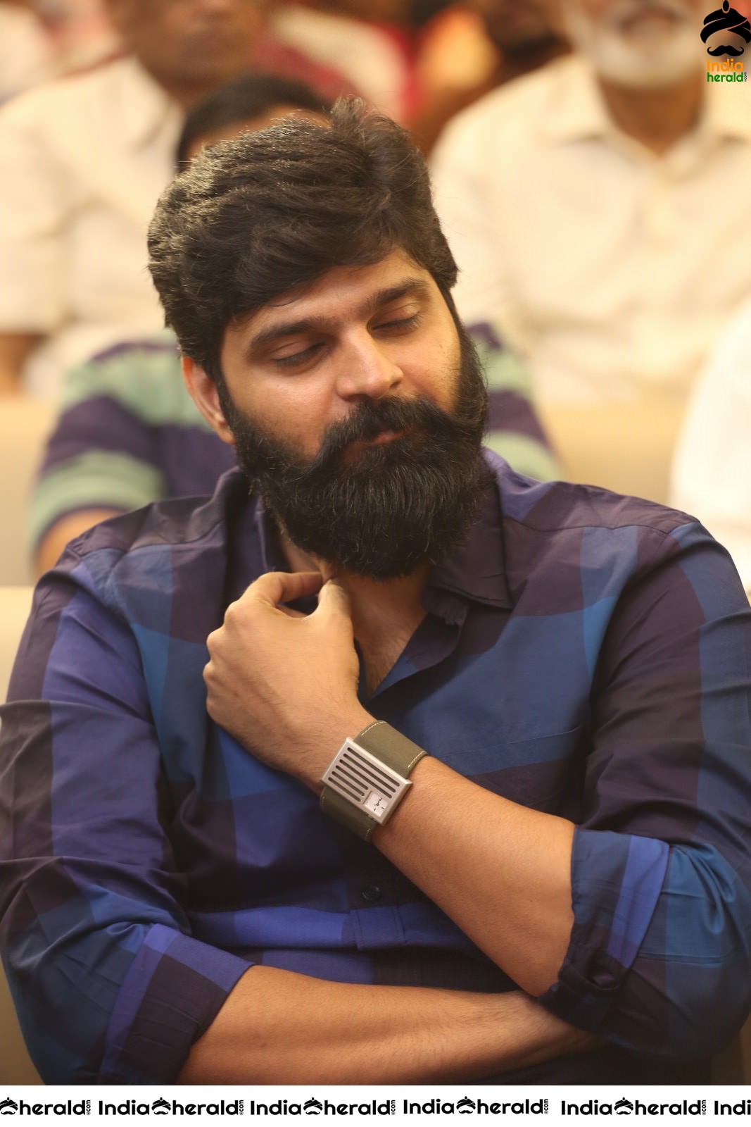 Actor Sree Vishnu Stills from Thippara Meesam Pre Release Event Set 1