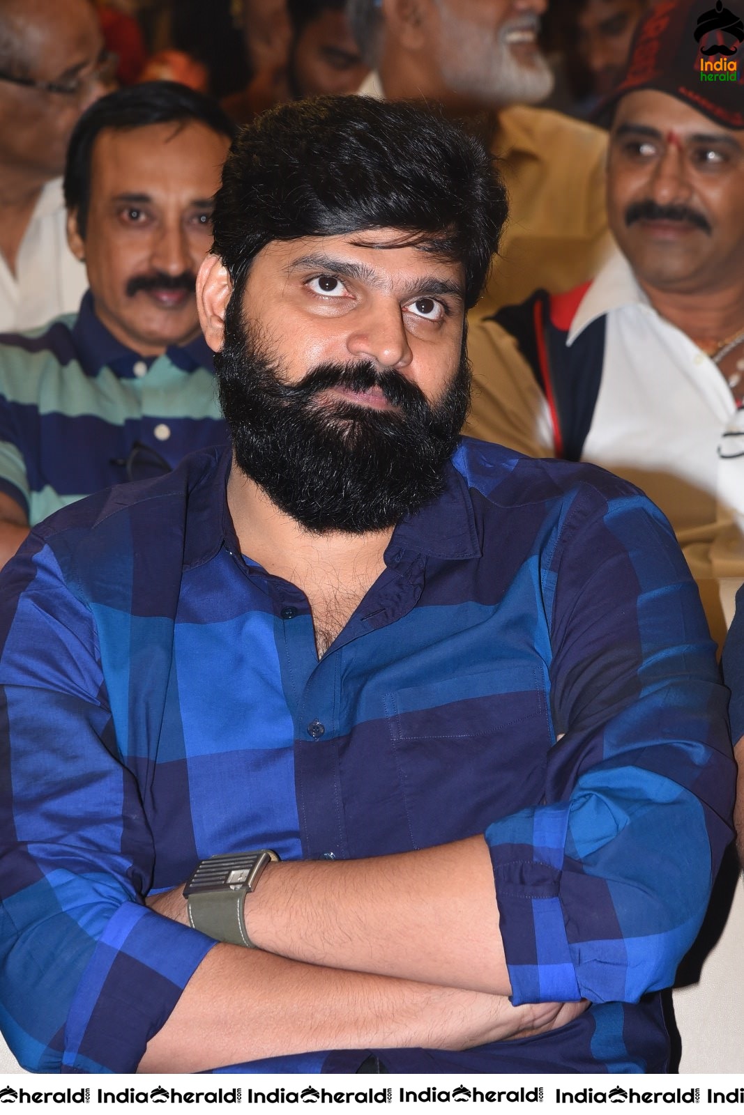 Actor Sree Vishnu Stills from Thippara Meesam Pre Release Event Set 2