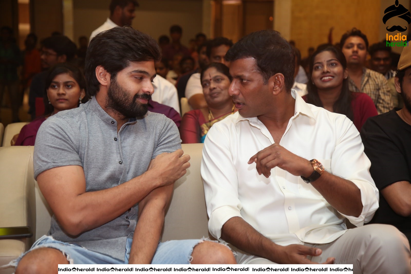 Actor Vishal Latest Stills from Action Press Meet Set 2