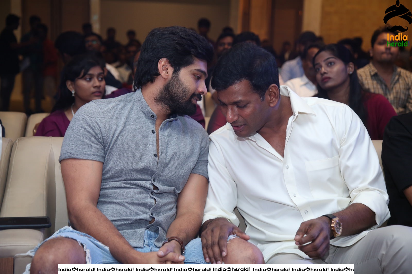 Actor Vishal Latest Stills from Action Press Meet Set 2