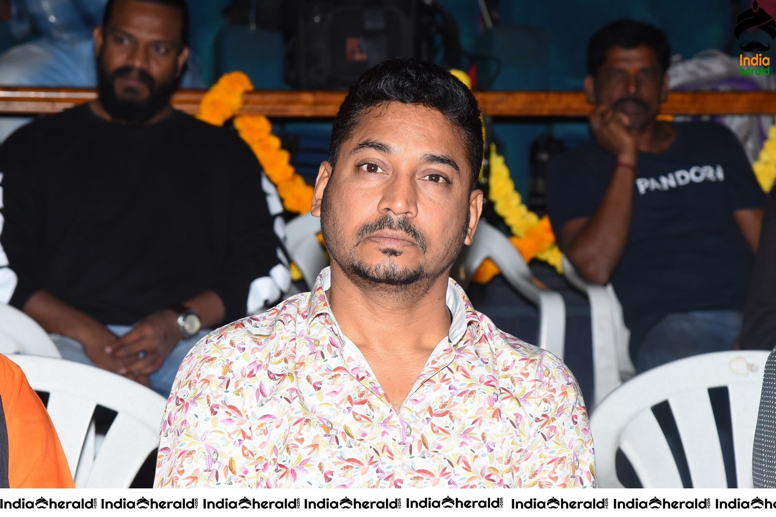 Actors at Ayyappa Kataksham Audio Launch