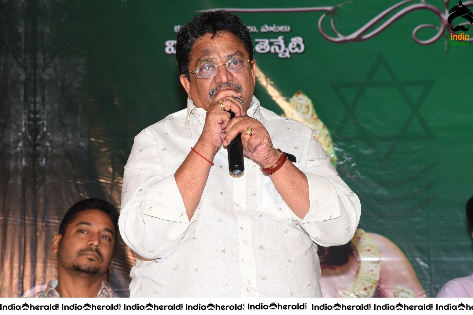 Actors at Ayyappa Kataksham Audio Launch