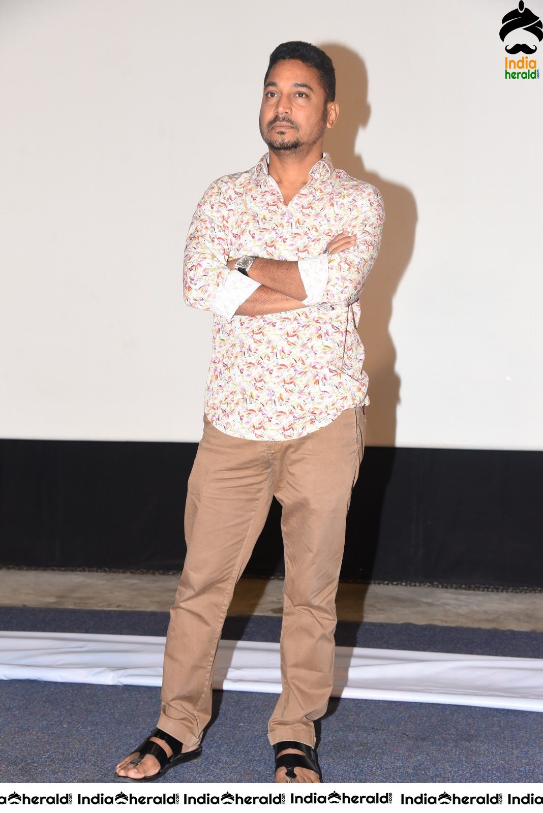 Actors at Ayyappa Kataksham Audio Launch