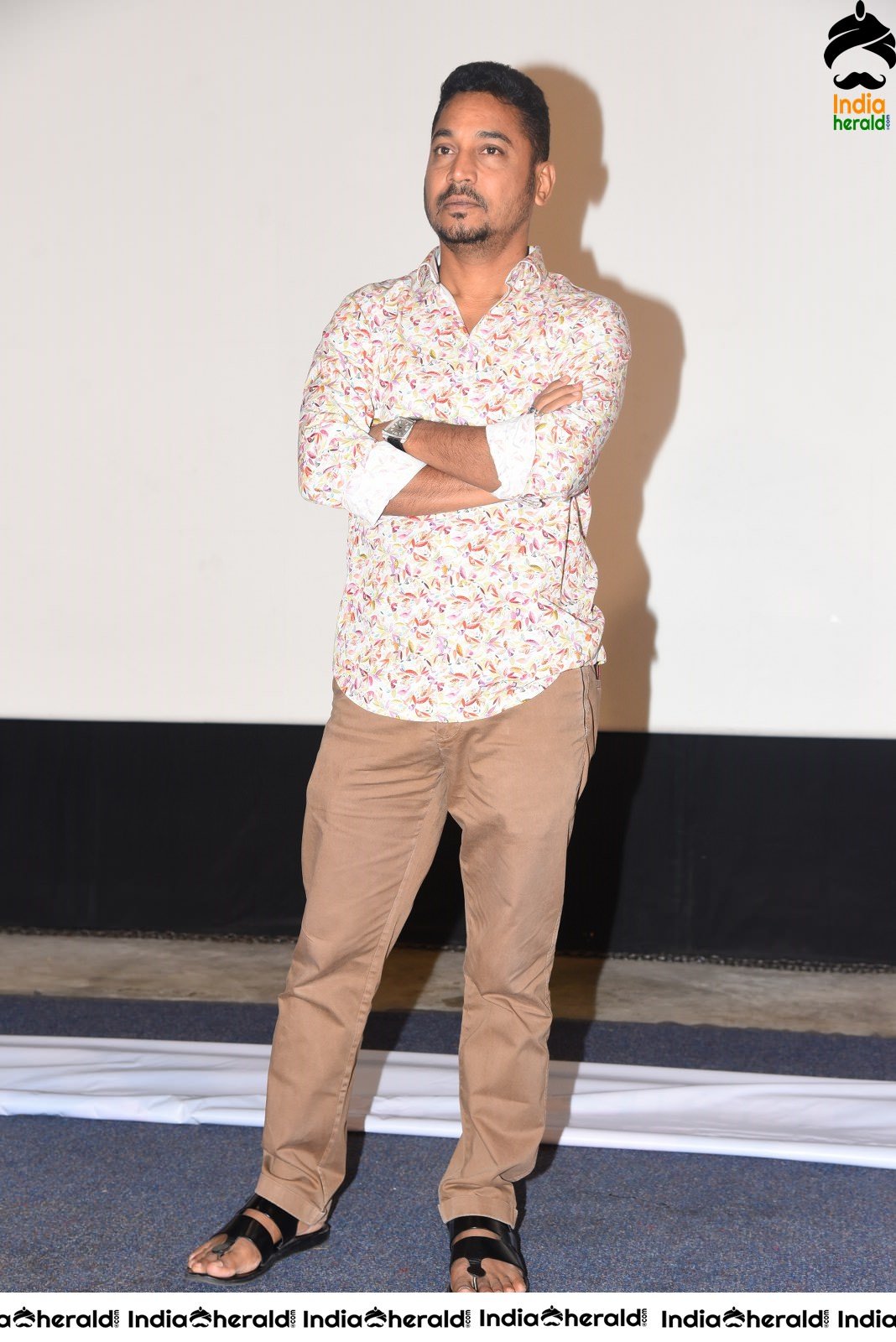 Actors at Ayyappa Kataksham Audio Launch