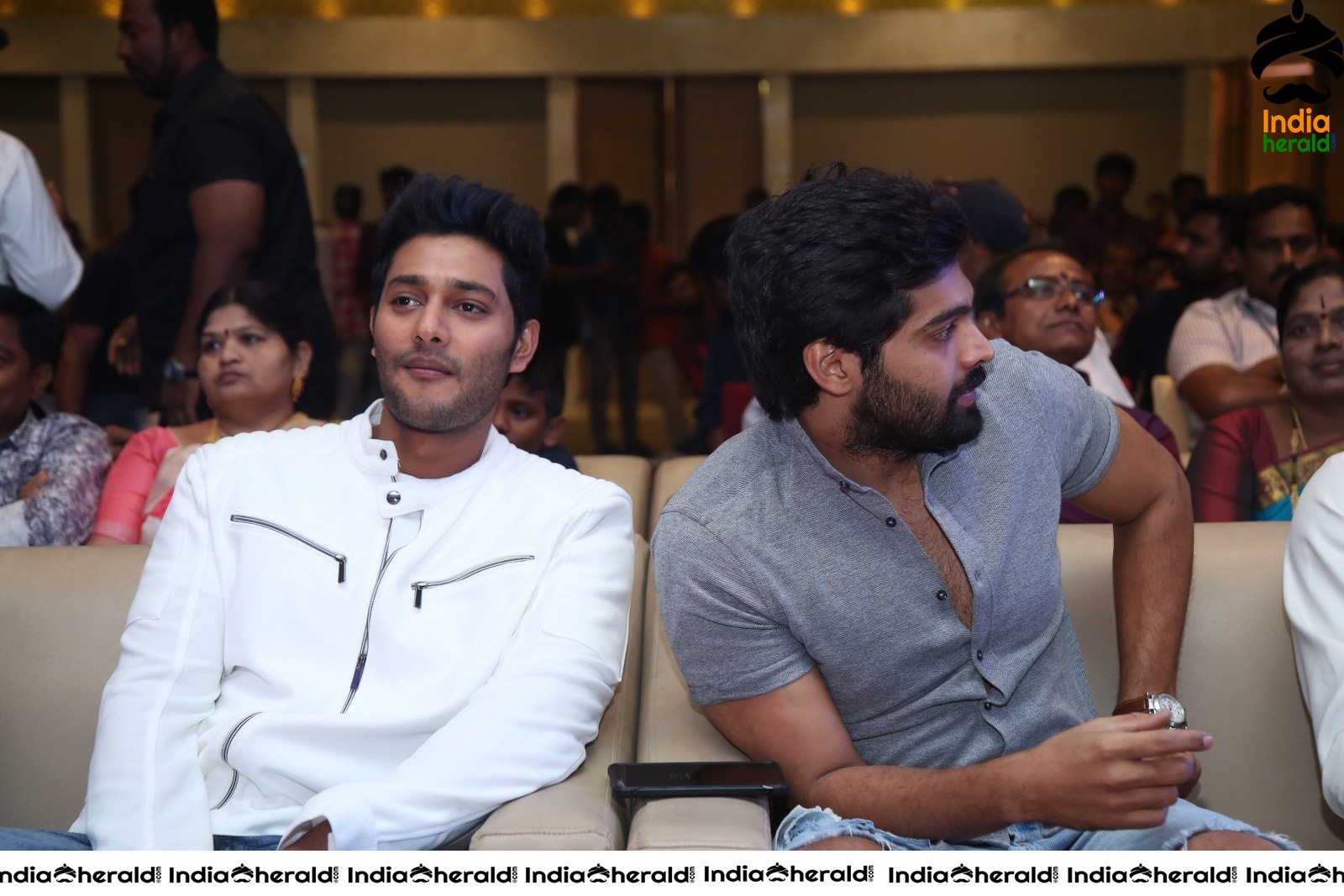 Actors having a lighter moment and is all smiles at Action Pre Release Event Set 2