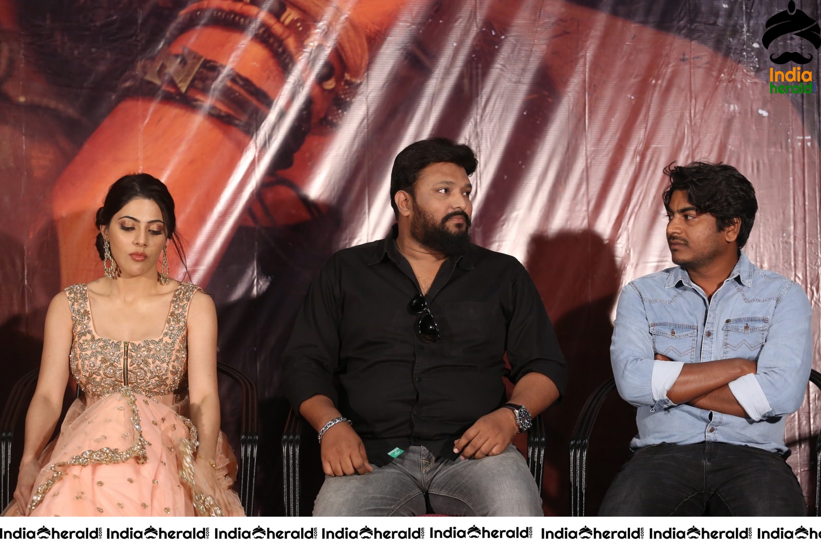 Actors of Thippara Meesam Group Photo Indoors