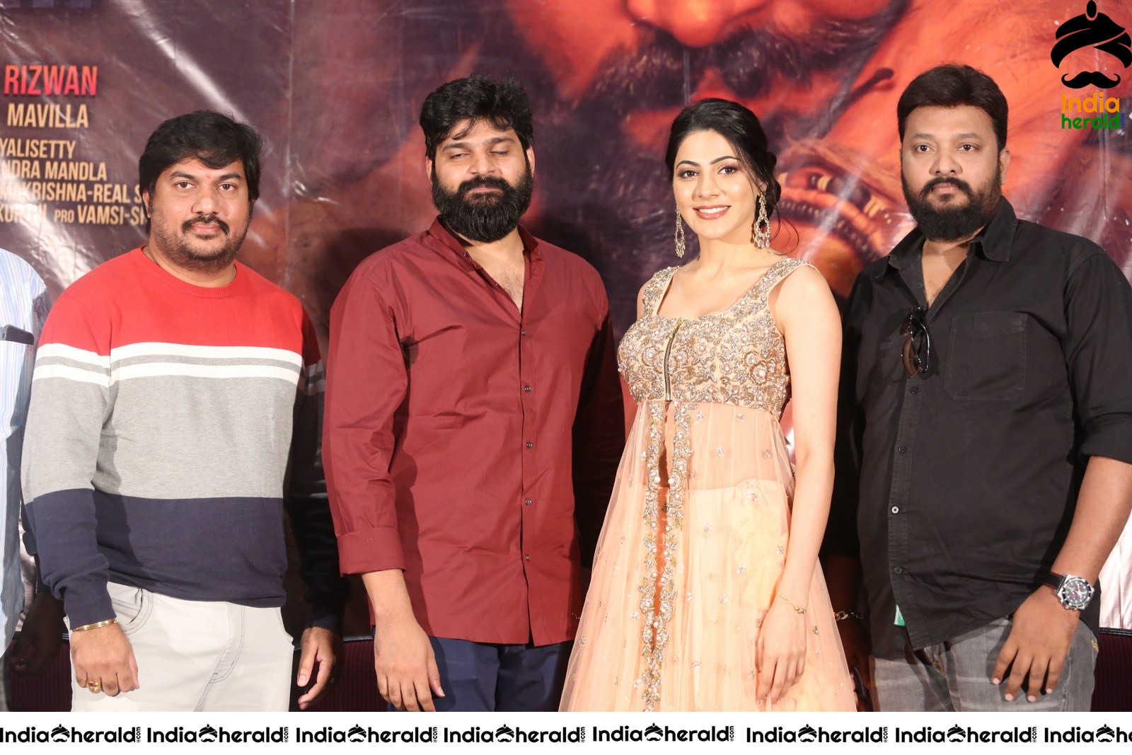 Actors of Thippara Meesam Group Photo Indoors