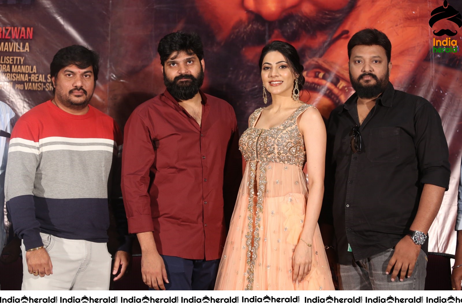 Actors of Thippara Meesam Group Photo Indoors
