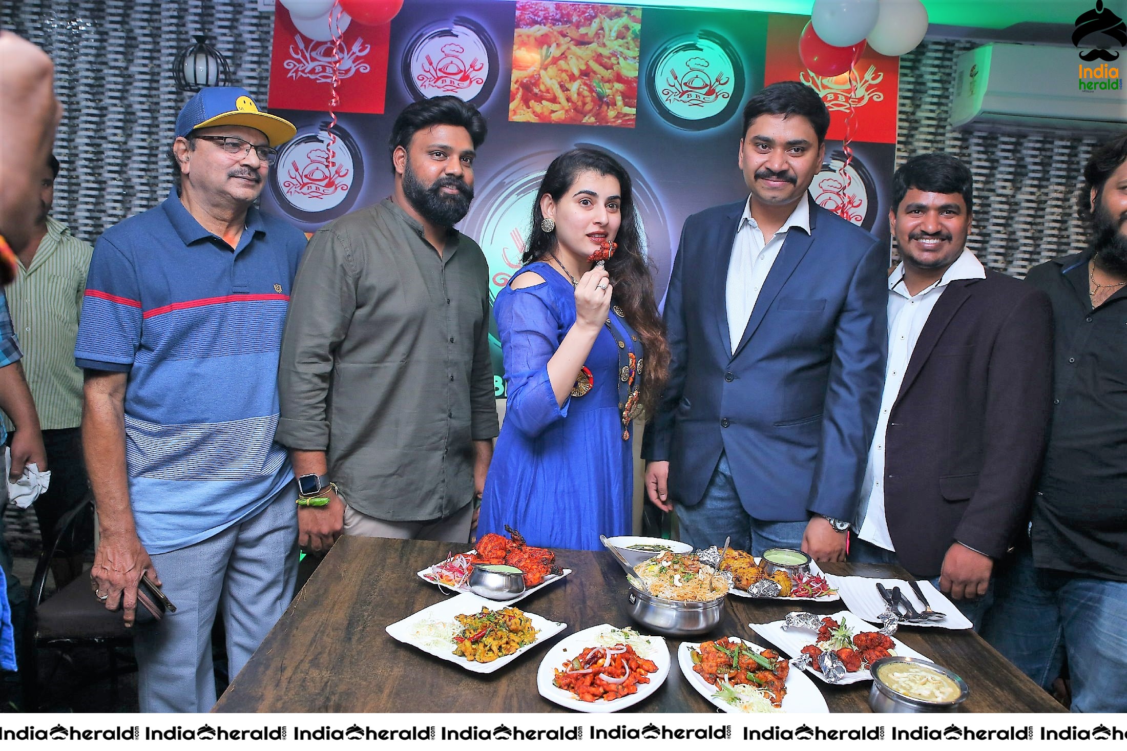 Actress Archana and Madhu Shalini Inaugurates Bahar Biryani Cafe and takeaway Set 2