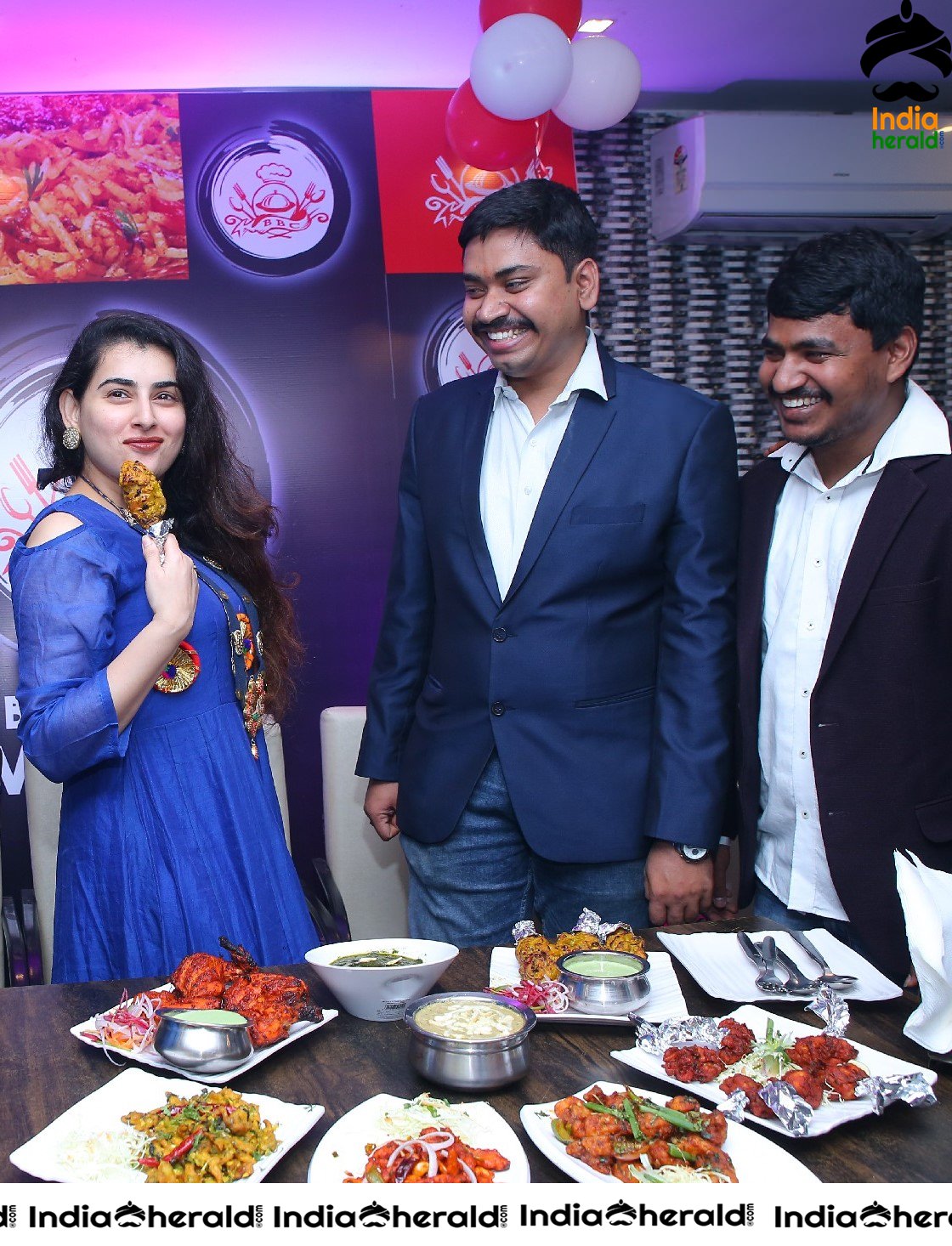 Actress Archana and Madhu Shalini Inaugurates Bahar Biryani Cafe and takeaway Set 2