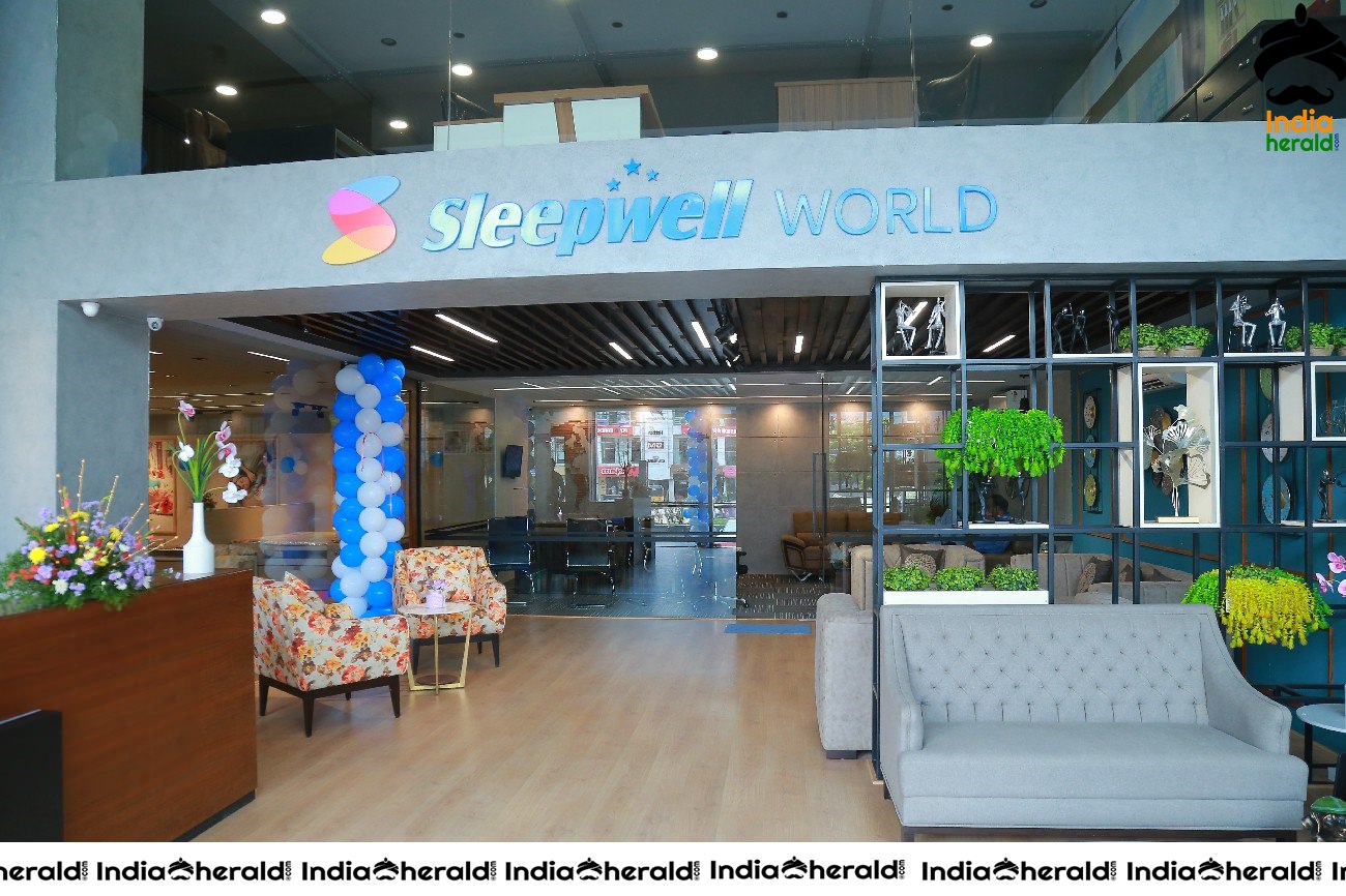 Actress Nikita Launches Sleepwell world Retail Showroom at Gachibowli Set 1