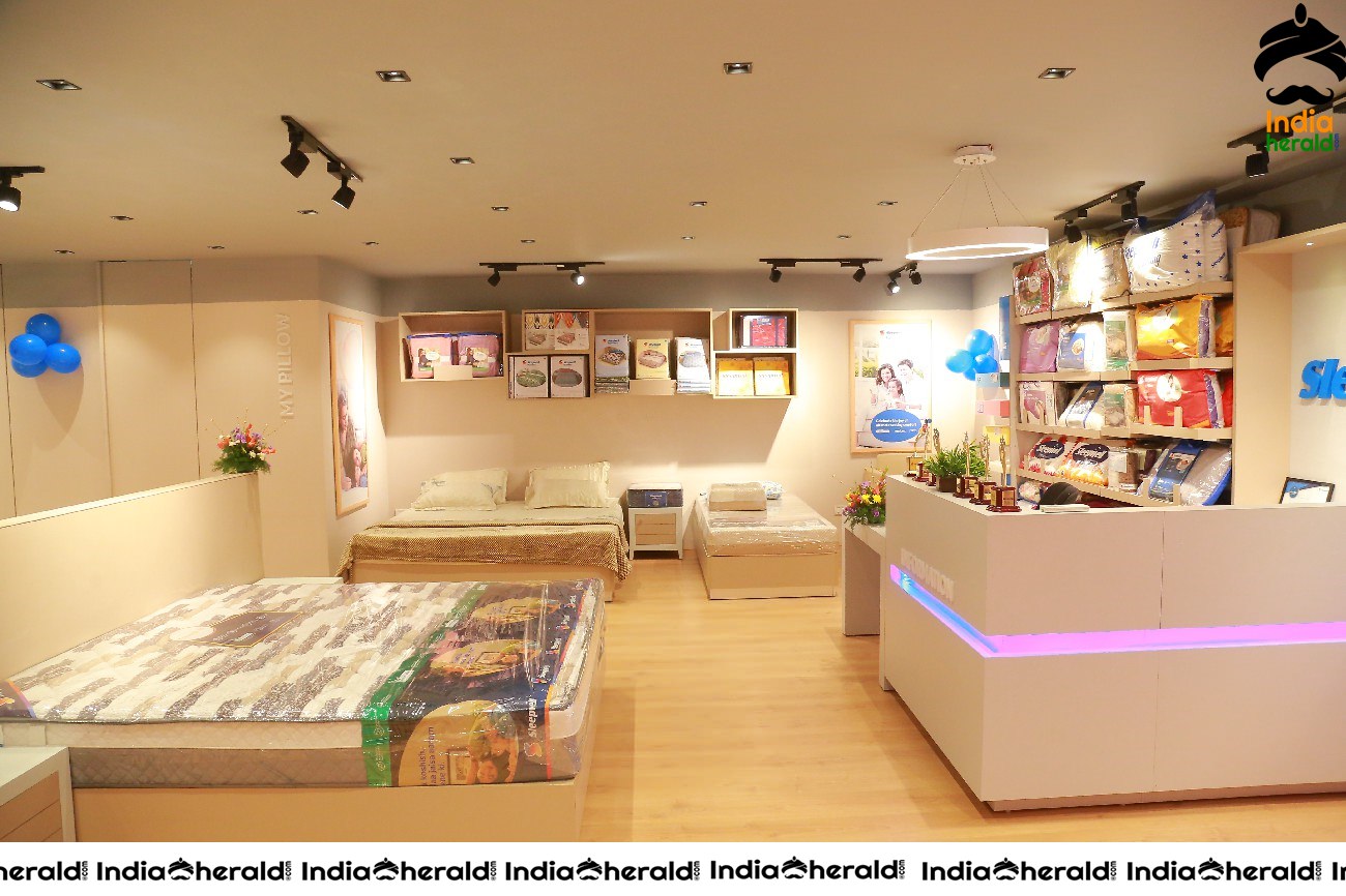 Actress Nikita Launches Sleepwell world Retail Showroom at Gachibowli Set 1