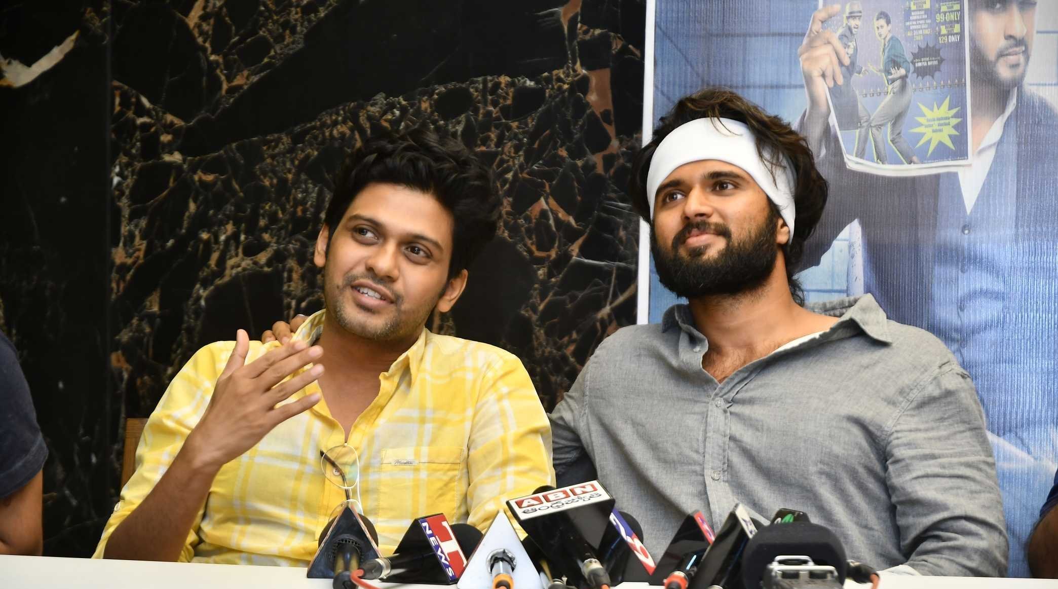 Agent Sai Srinivasa Athreya Movie Press Meet With Vijay Devarakonda At AMB Cinemas