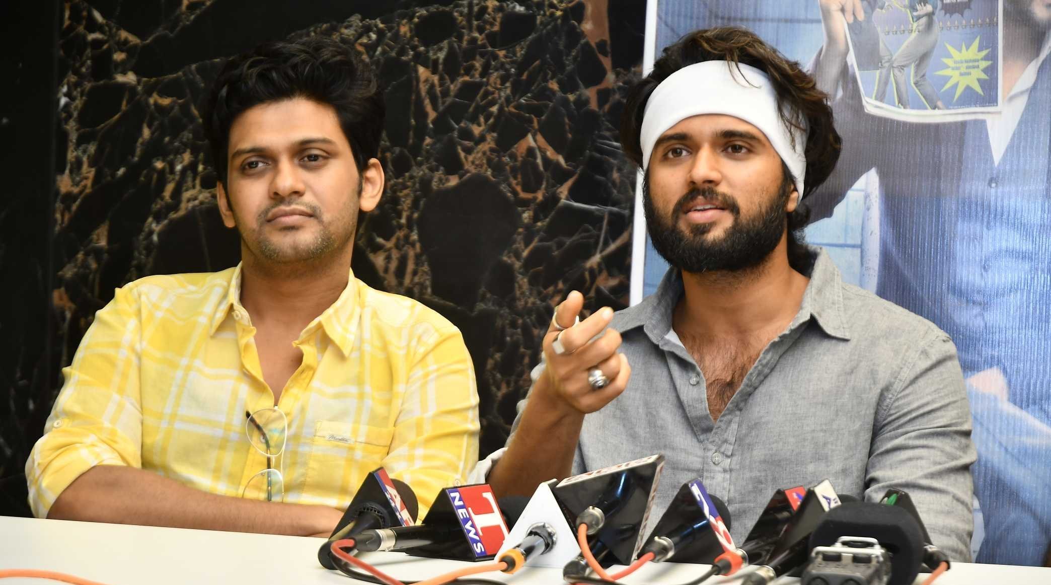 Agent Sai Srinivasa Athreya Movie Press Meet With Vijay Devarakonda At AMB Cinemas