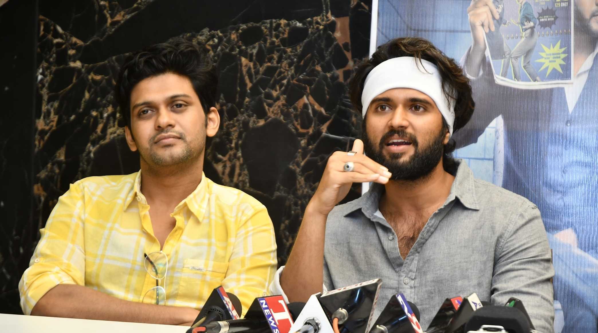 Agent Sai Srinivasa Athreya Movie Press Meet With Vijay Devarakonda At AMB Cinemas