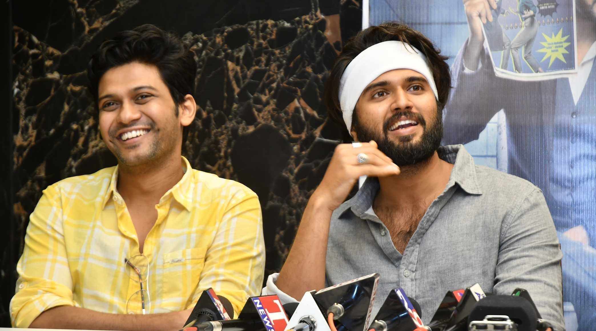 Agent Sai Srinivasa Athreya Movie Press Meet With Vijay Devarakonda At AMB Cinemas