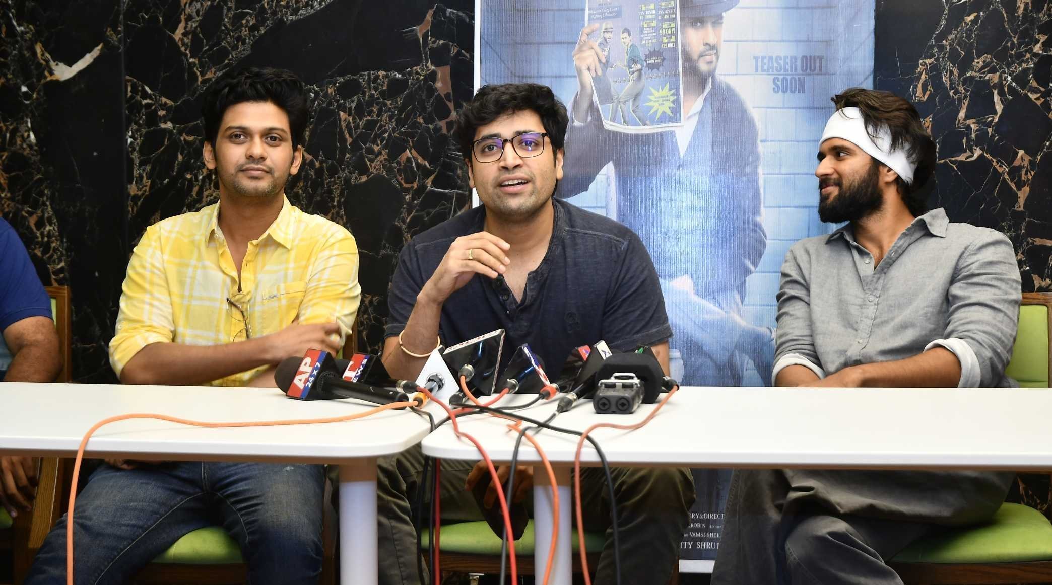 Agent Sai Srinivasa Athreya Movie Press Meet With Vijay Devarakonda At AMB Cinemas