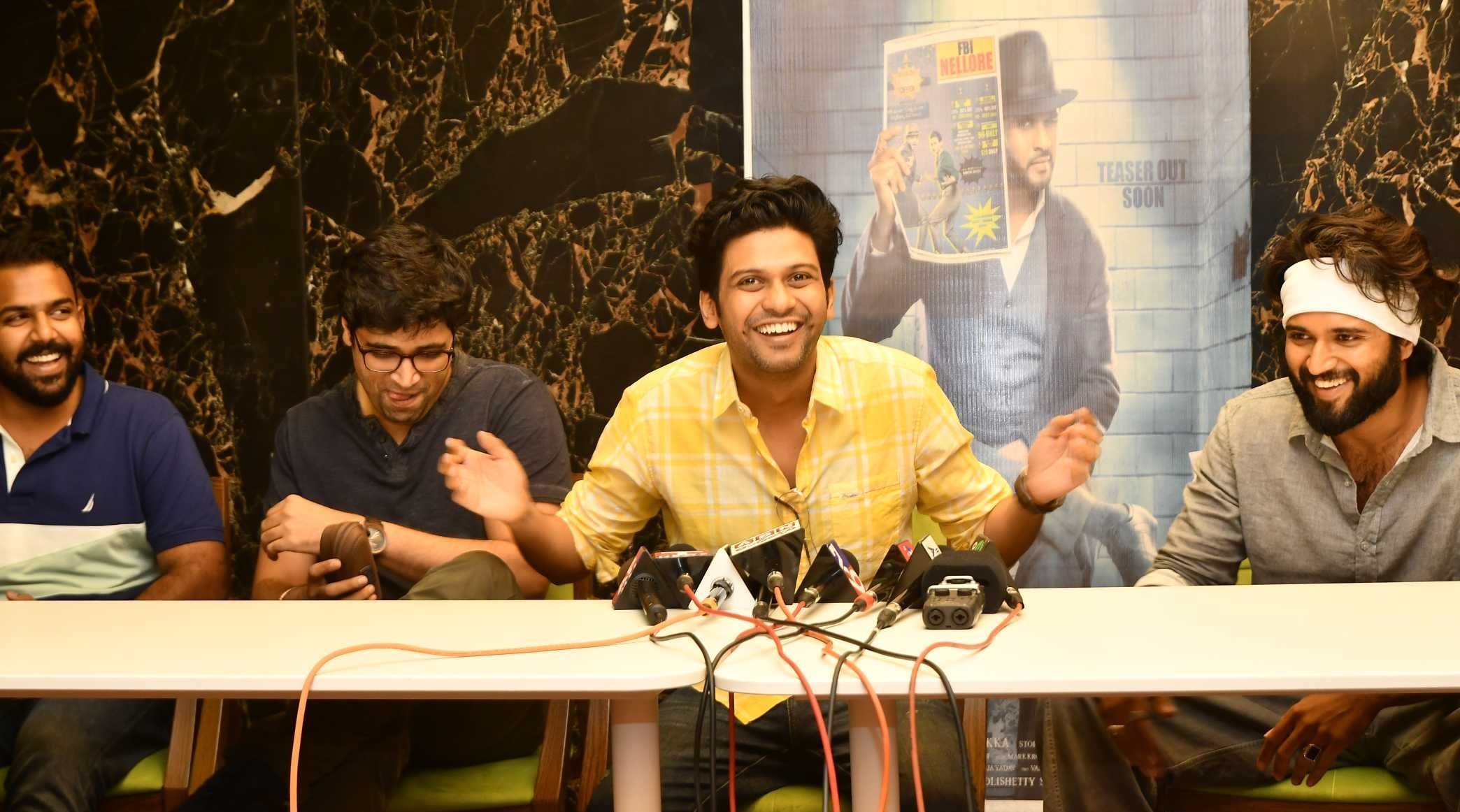 Agent Sai Srinivasa Athreya Movie Press Meet With Vijay Devarakonda At AMB Cinemas