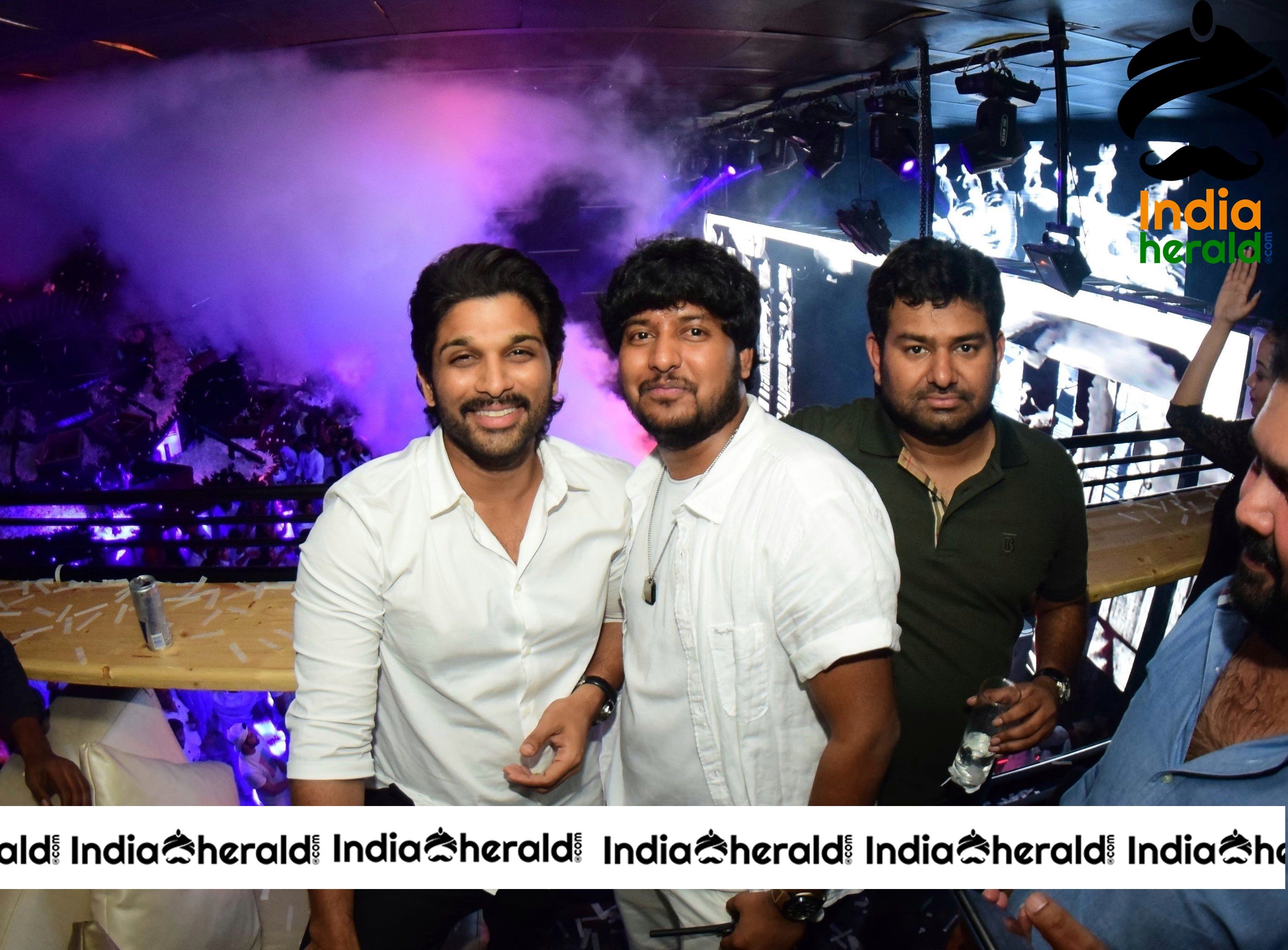 Allu Arjun At Fashion TV And Prism Club White Night Party 