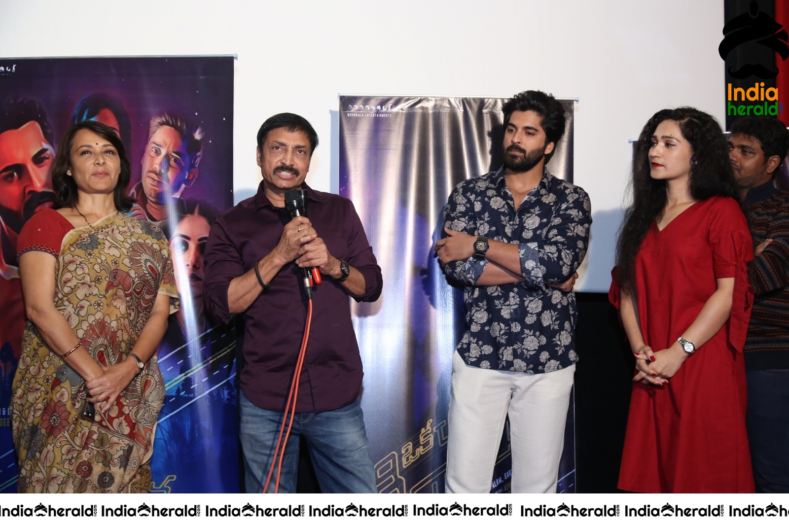 Amala Akkineni At Oka Chinna Viramam Song Launch Stills Set 2