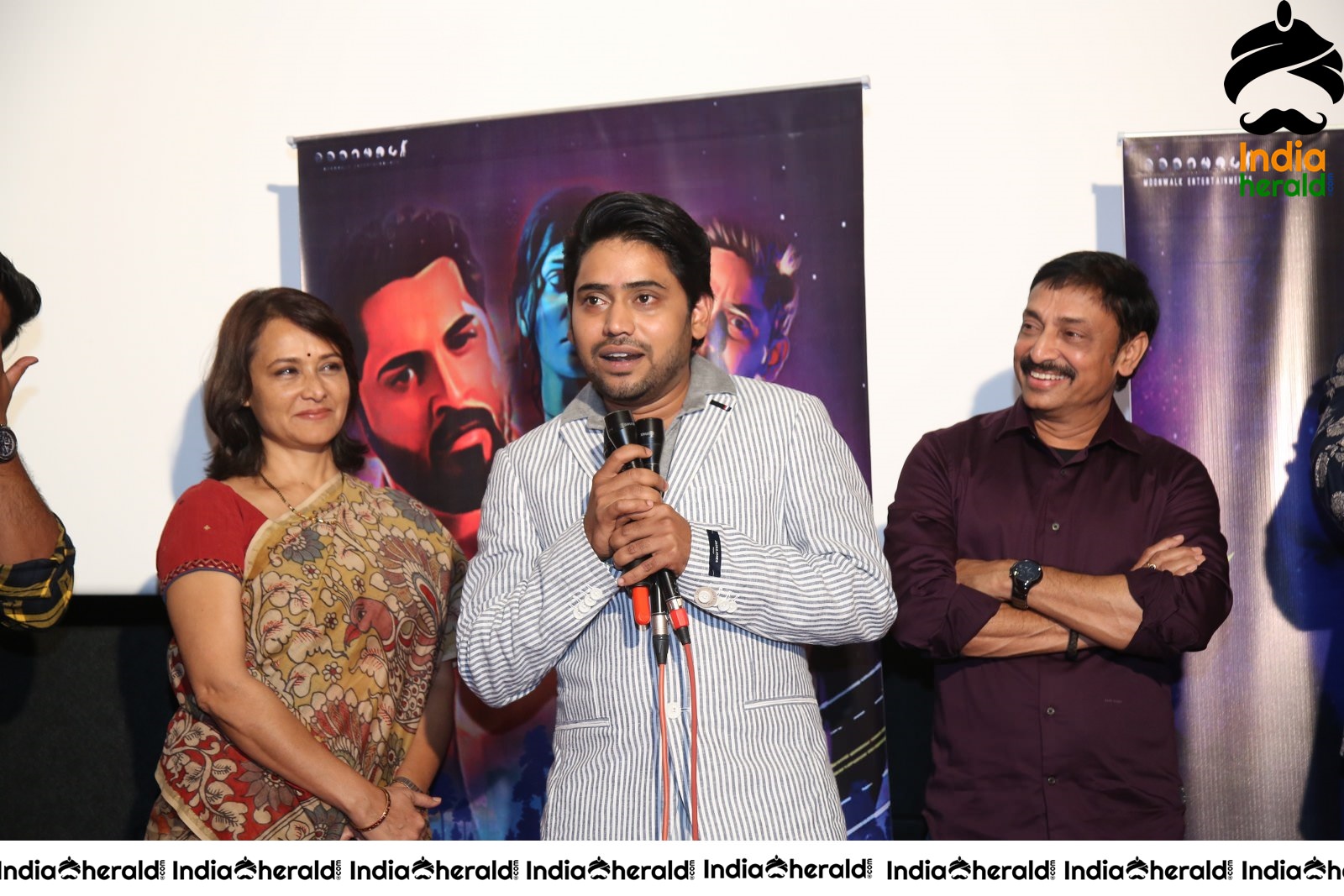 Amala Akkineni At Oka Chinna Viramam Song Launch Stills Set 3