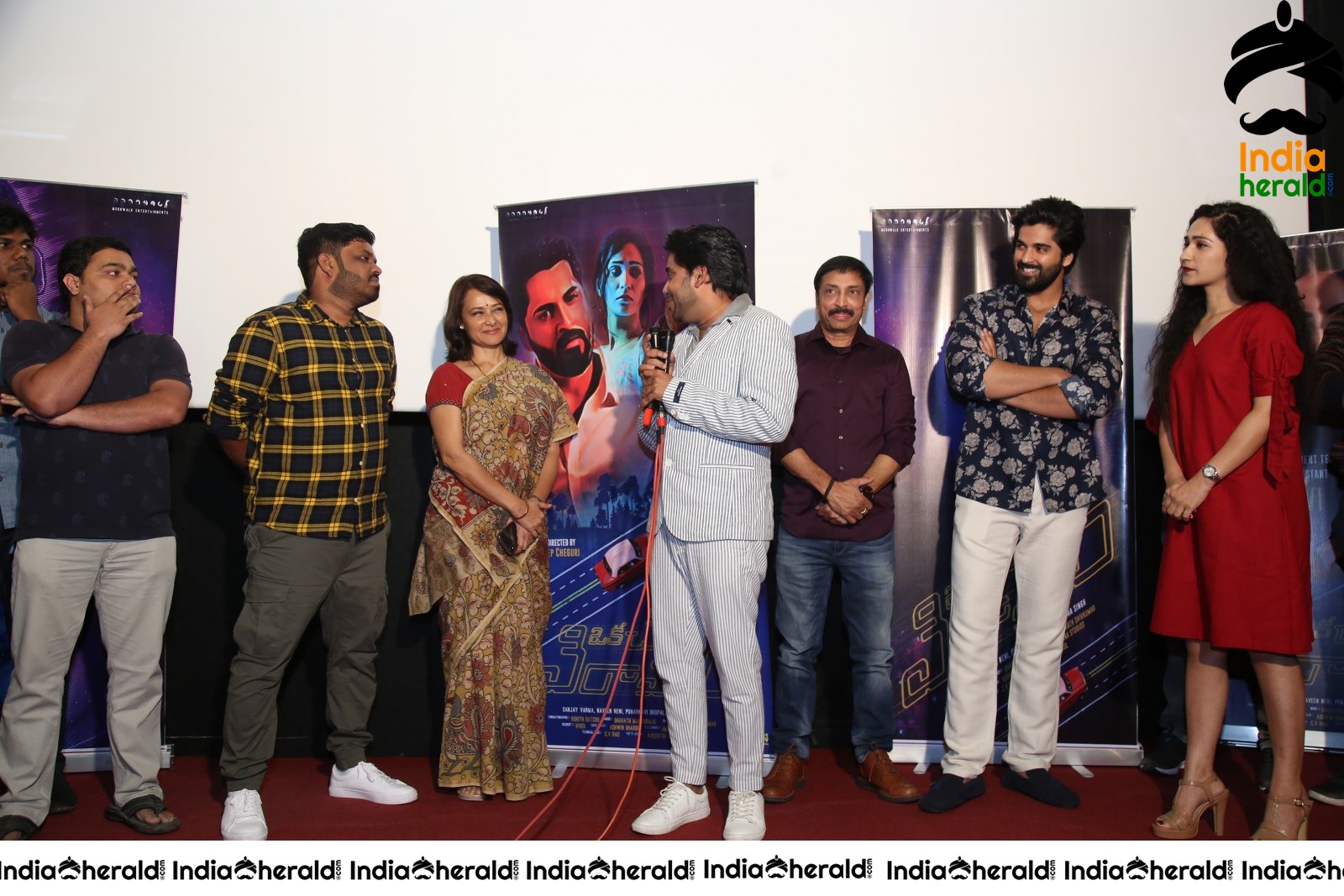 Amala Akkineni At Oka Chinna Viramam Song Launch Stills Set 3