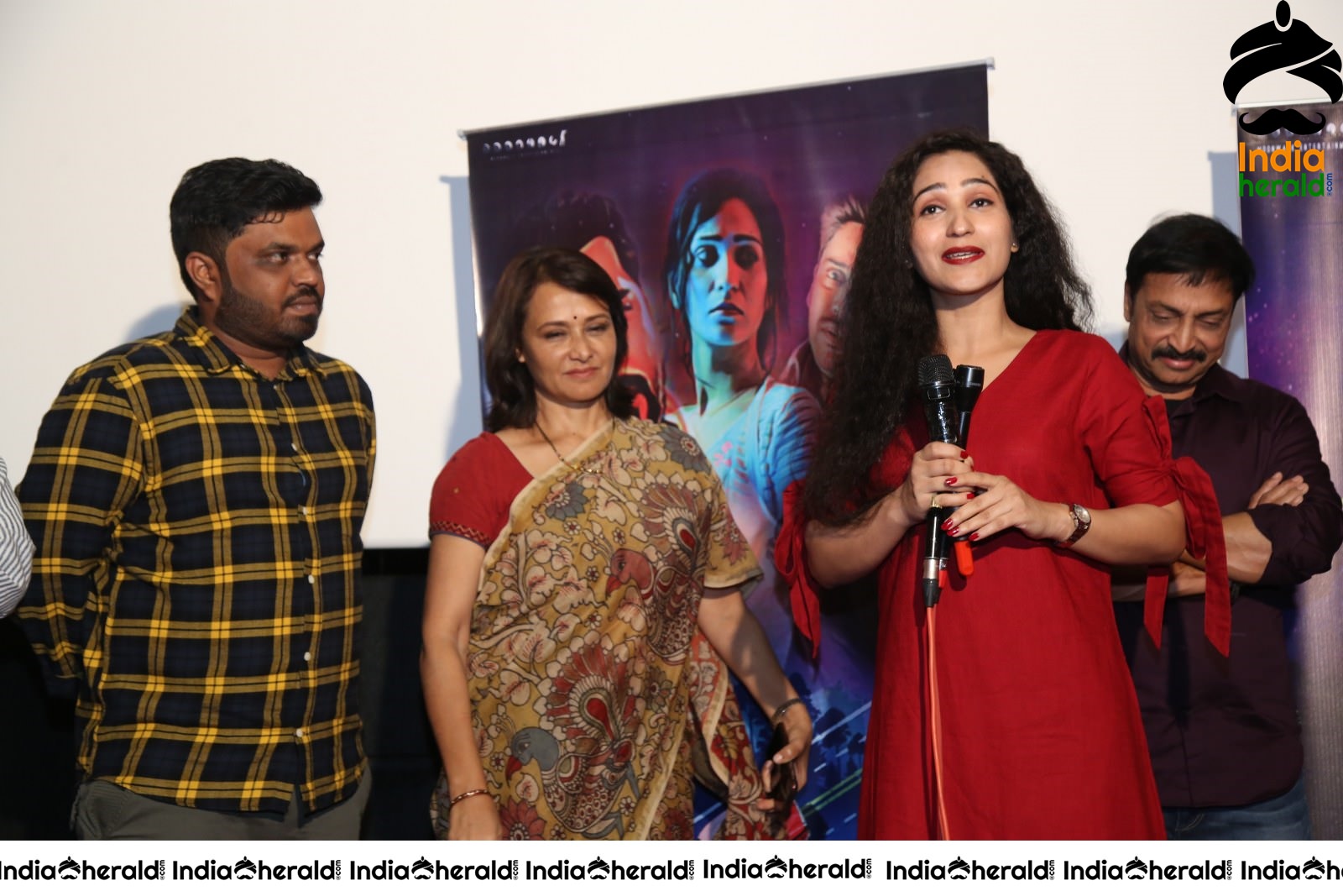 Amala Akkineni At Oka Chinna Viramam Song Launch Stills Set 3