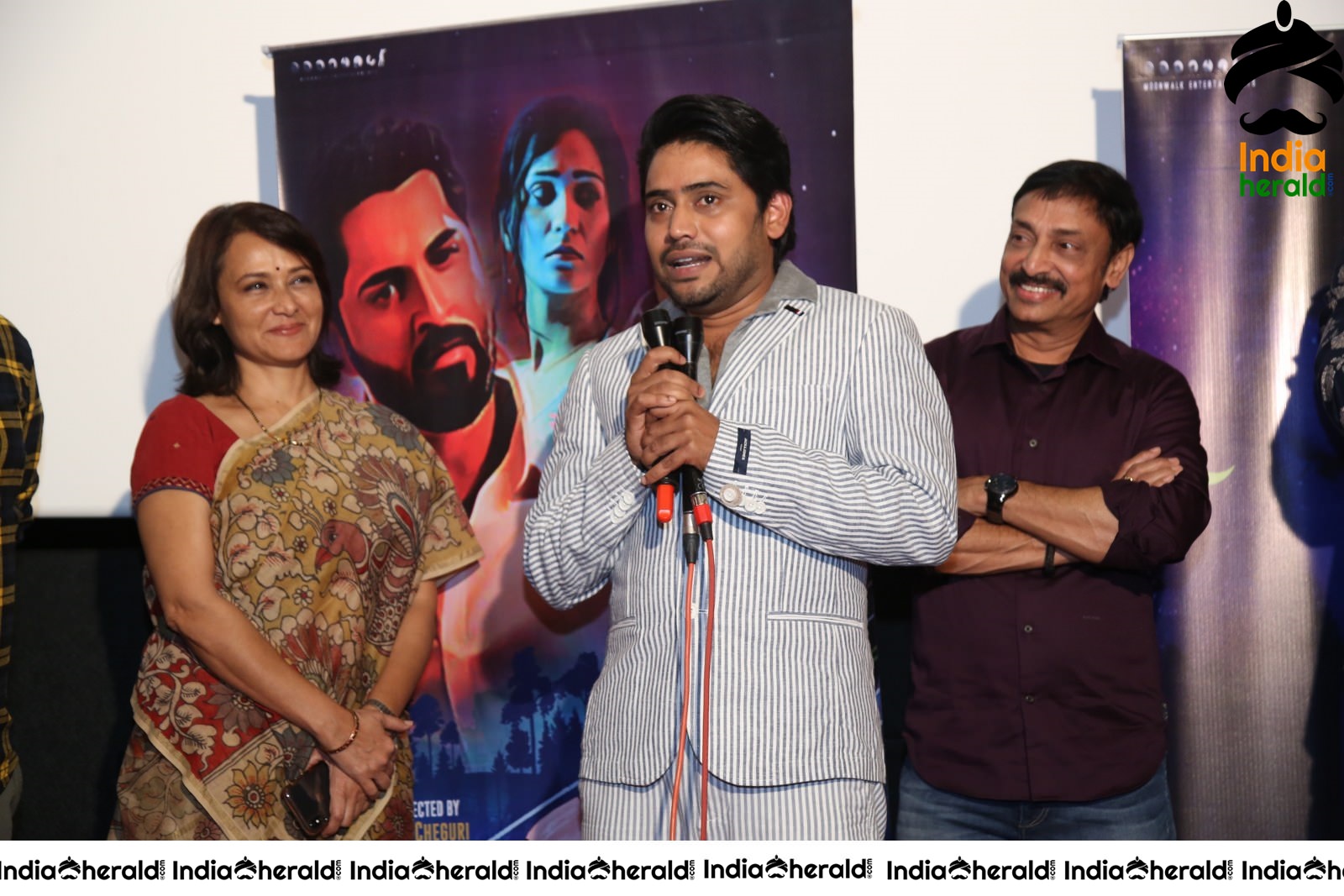 Amala Akkineni At Oka Chinna Viramam Song Launch Stills Set 3