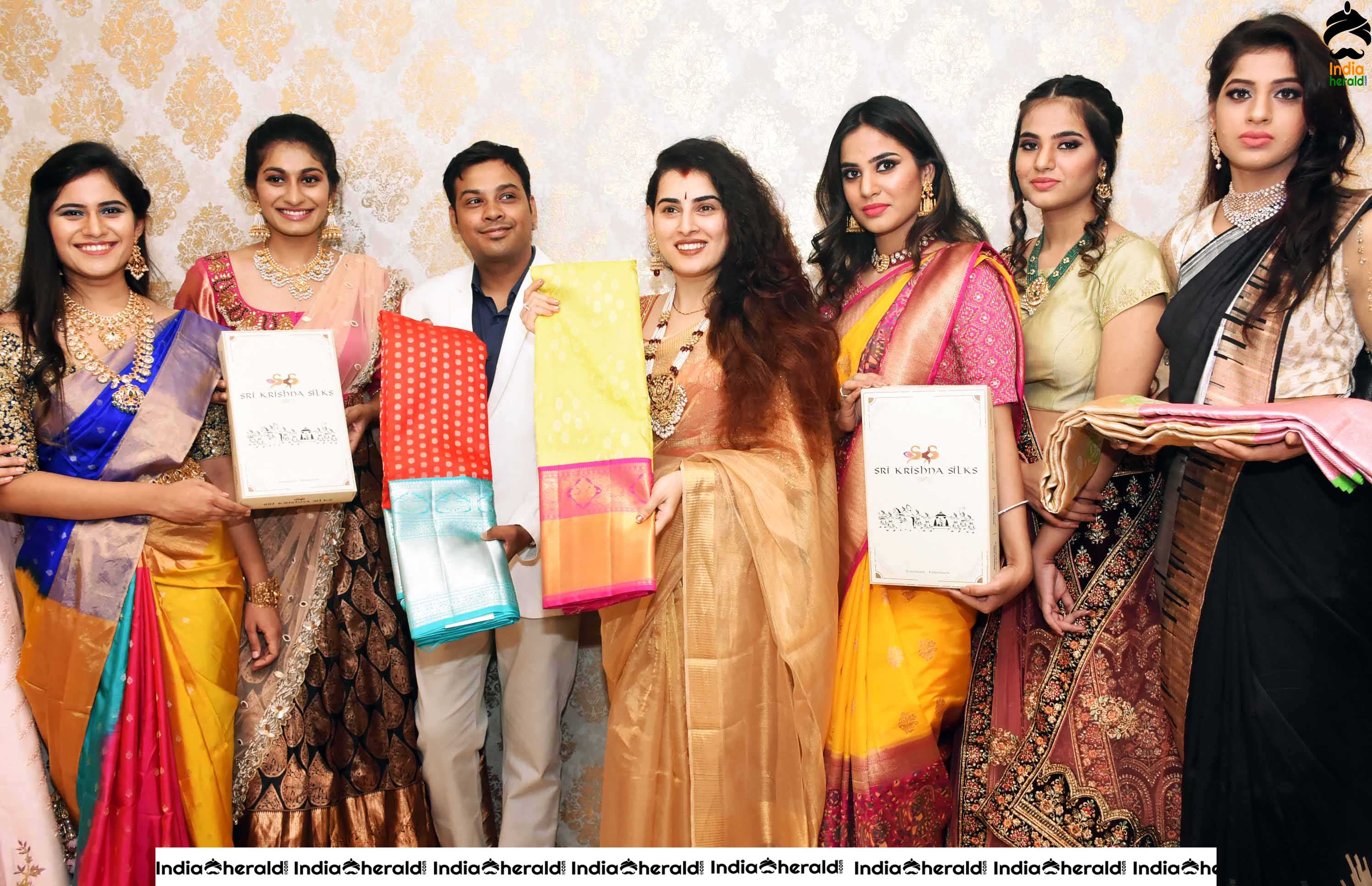 Archana Veda at Launch of Sri Krishna Silks at Banjara Hills