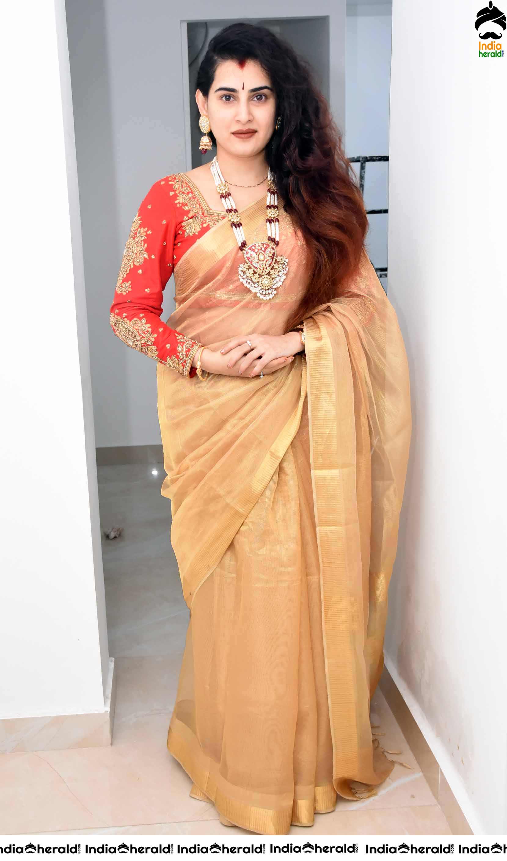 Archana Veda at Launch of Sri Krishna Silks at Banjara Hills