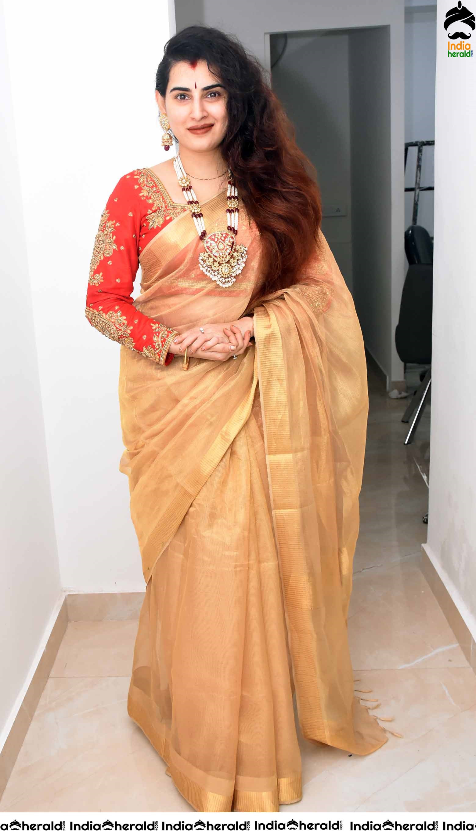 Archana Veda at Launch of Sri Krishna Silks at Banjara Hills