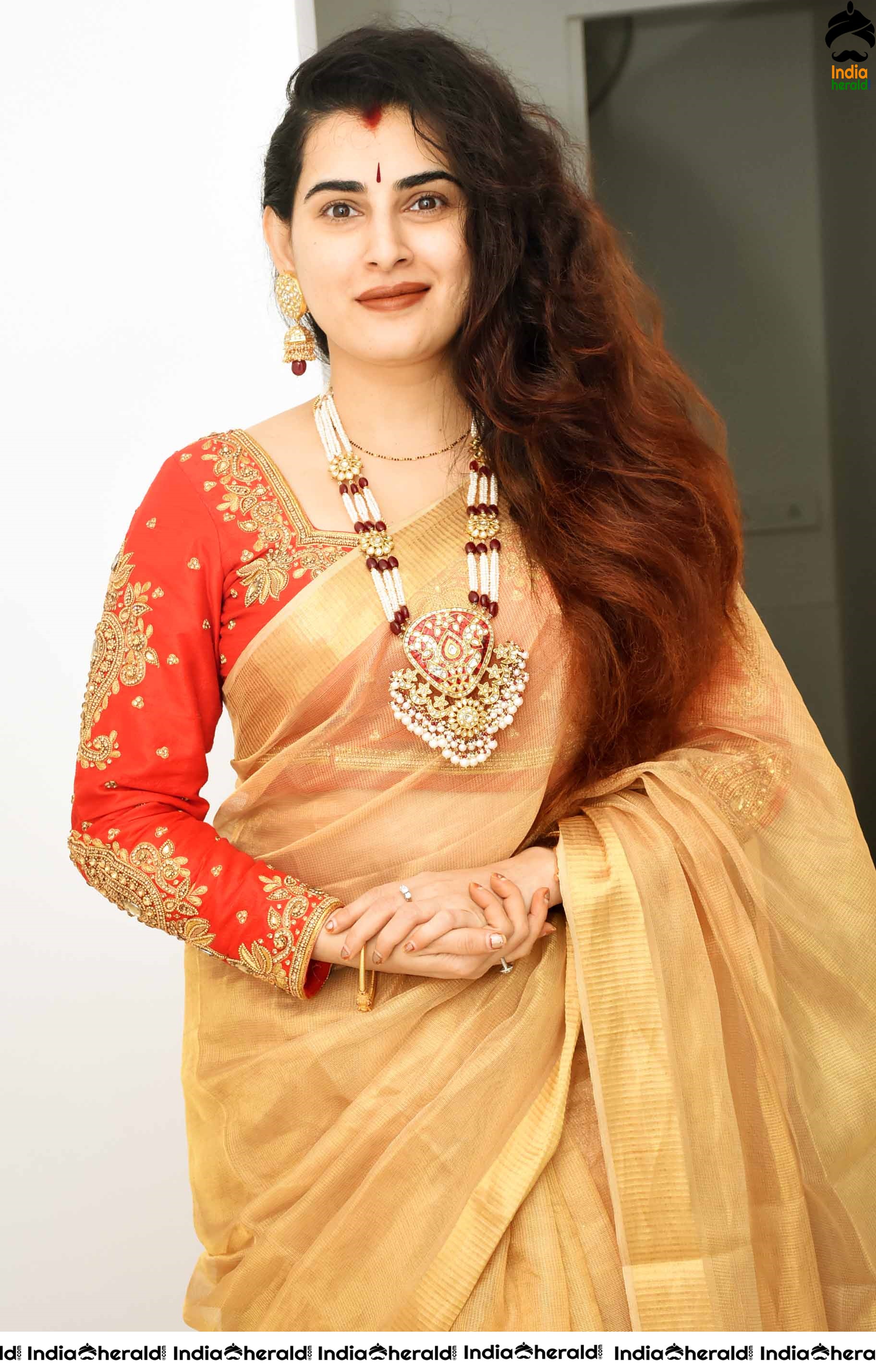 Archana Veda at Launch of Sri Krishna Silks at Banjara Hills