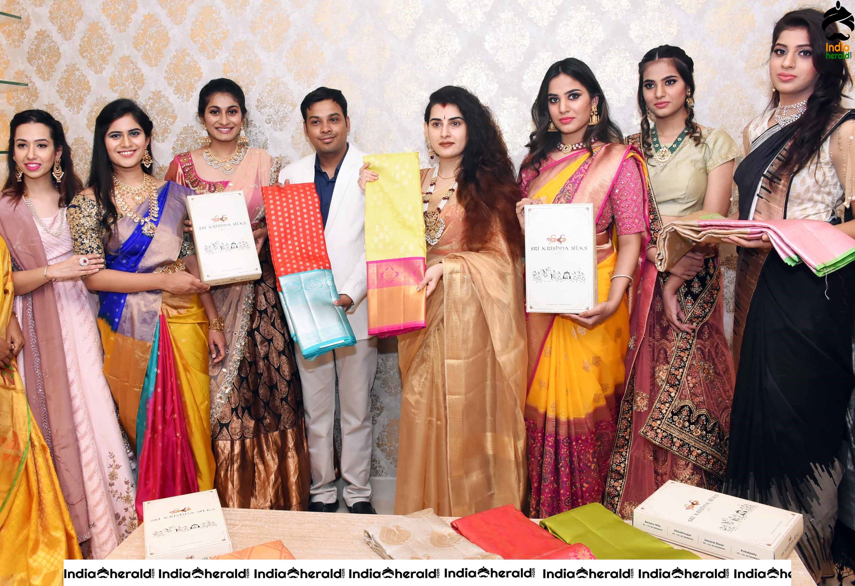 Archana Veda at Launch of Sri Krishna Silks at Banjara Hills