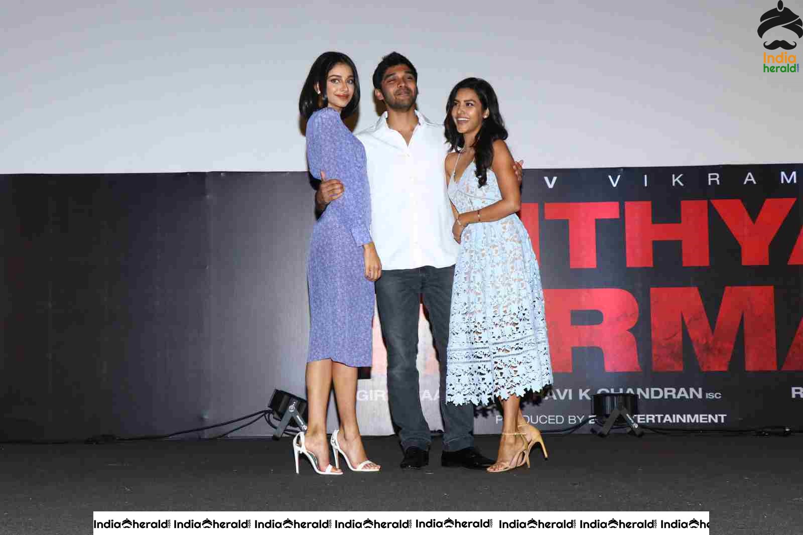 Arjun Reddy Remake Adithya Varma Press Meet Stills Set 1